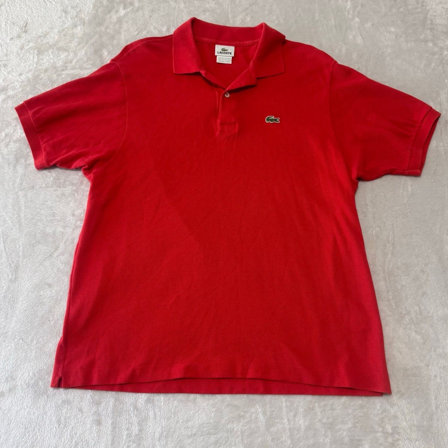 Lacoste Lacoste Early 2000's Mens Alligator Polo Shirt 7 US 2XL Red Size US XXL / EU 58 / 5 - 1 Thumbnail