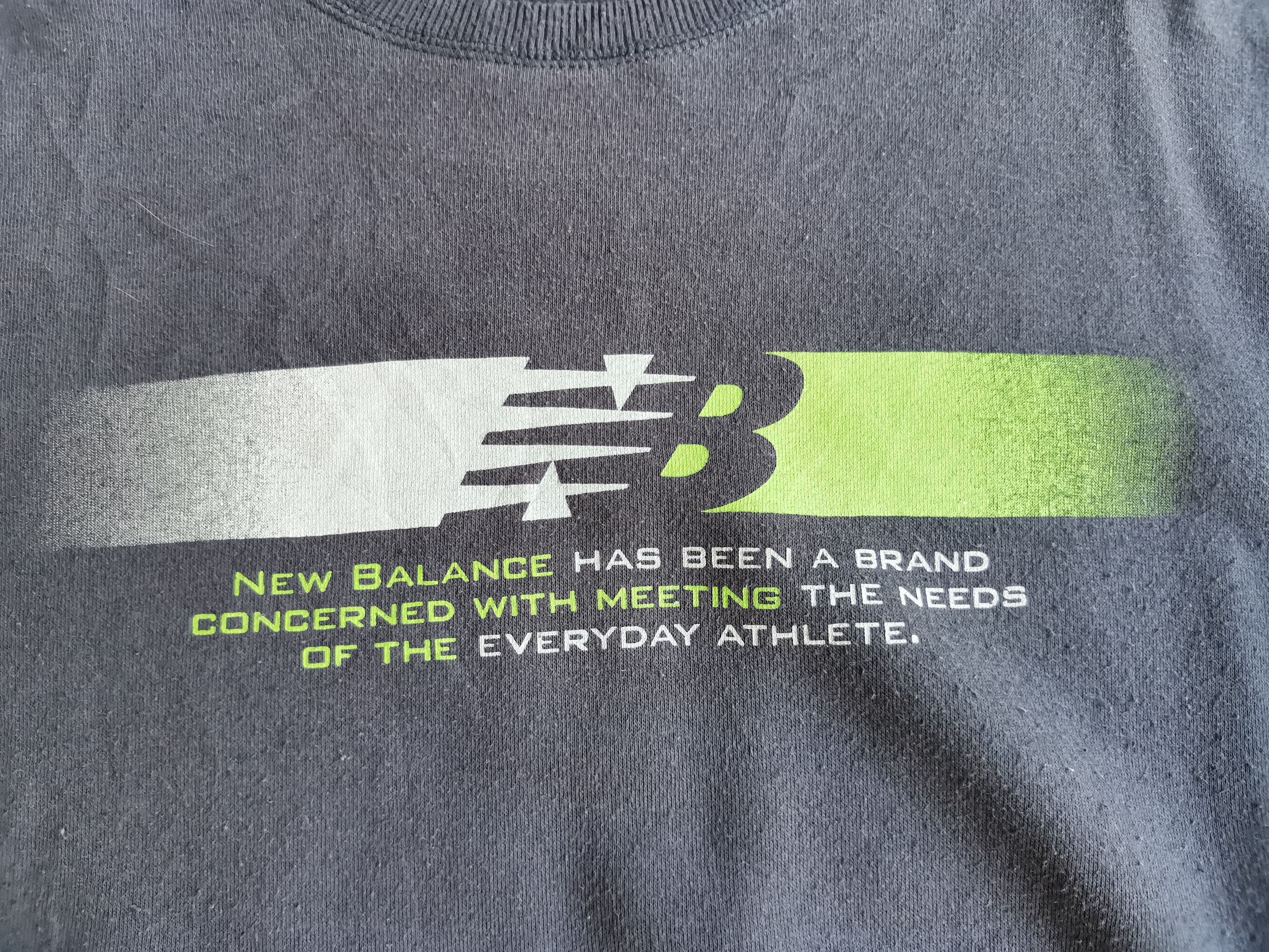New Balance Vintage New Balance Big Logo Sweatshirt Size US L / EU 52-54 / 3 - 3 Thumbnail
