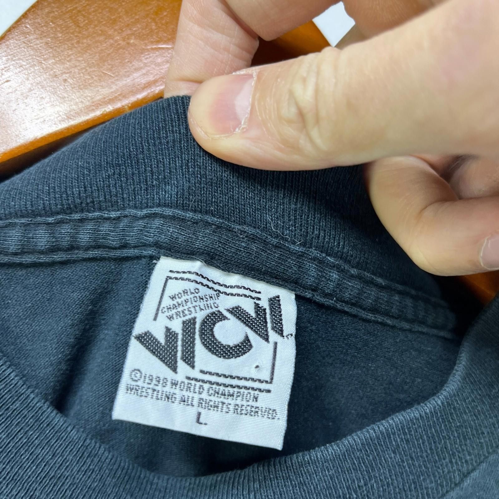 Vintage Vintage 90s NWO Kevin Nash T Shirt Large WCW Size US L / EU 52-54 / 3 - 4 Thumbnail