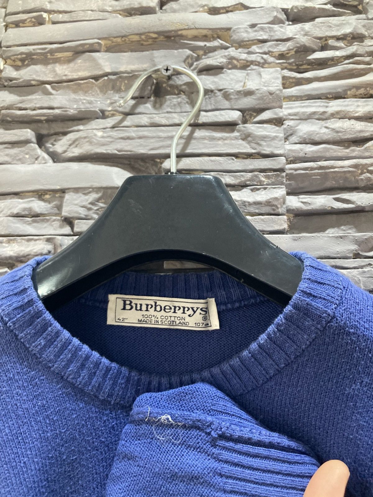 Burberry Vintage retro 90’s burberrys sweater jumper M coogi ysl Size US M / EU 48-50 / 2 - 6 Thumbnail