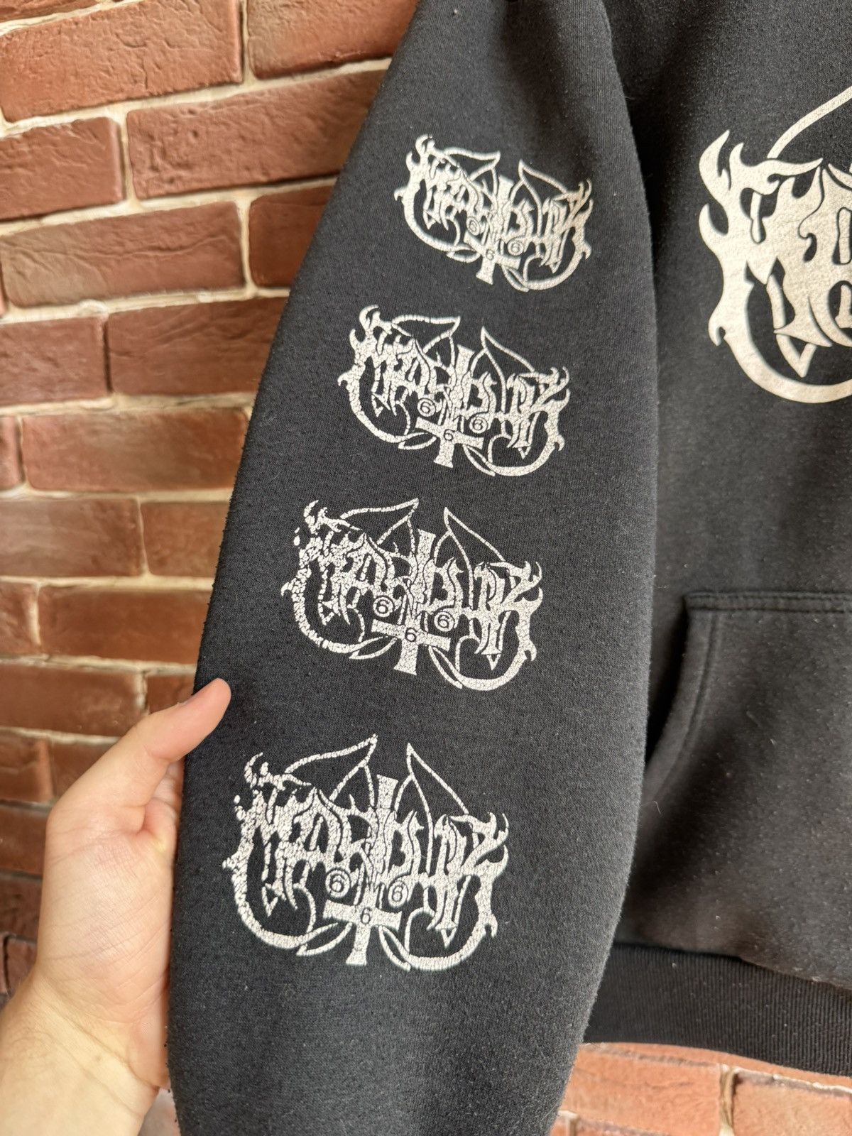 Band Tees VINTAGE MARDUK Panzer Division Black Metal Band hoodie m Size US M / EU 48-50 / 2 - 3 Thumbnail