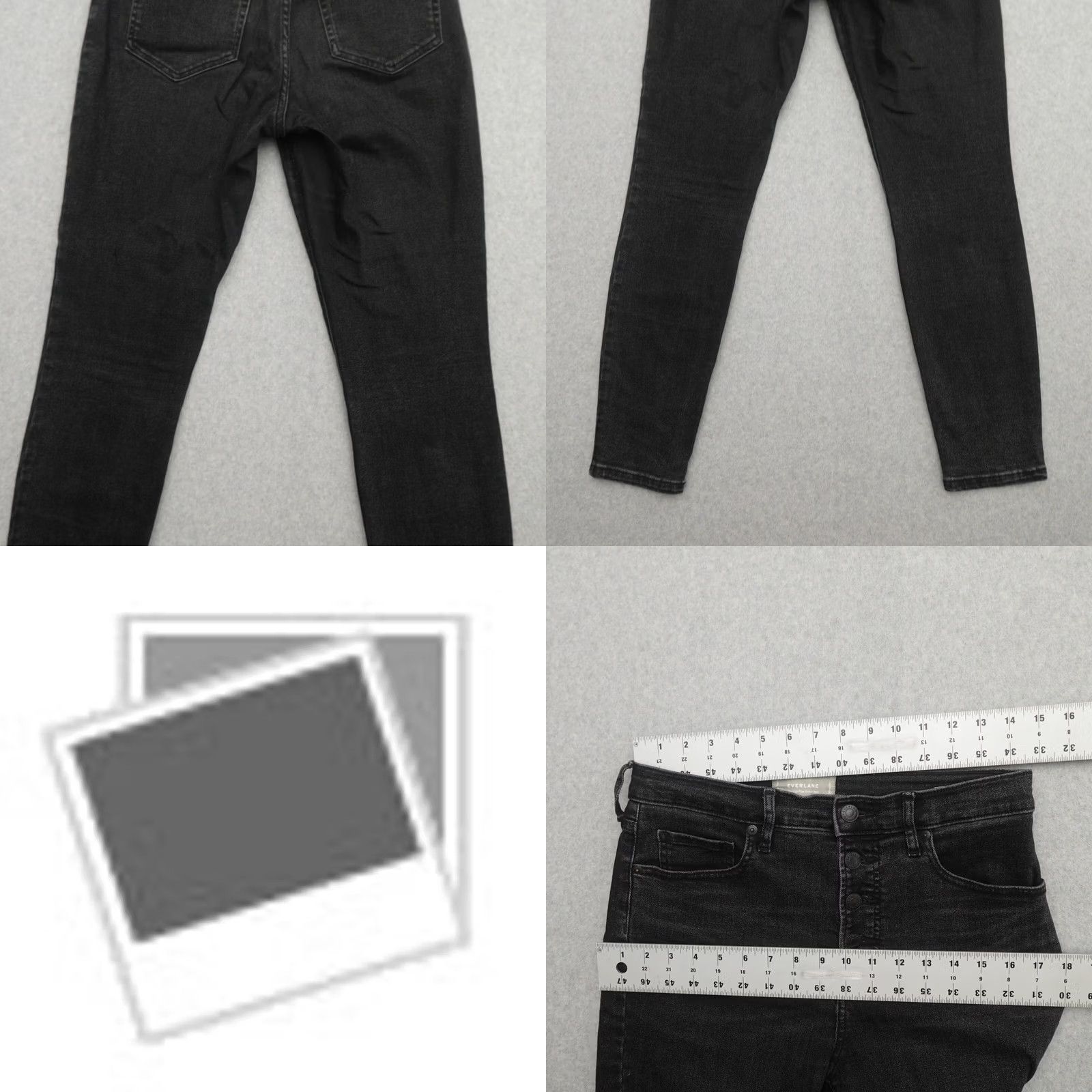 Everlane Everlane Womens 29x28 Skinny Jean - Black - Size 29 Size 29" - 9 Thumbnail