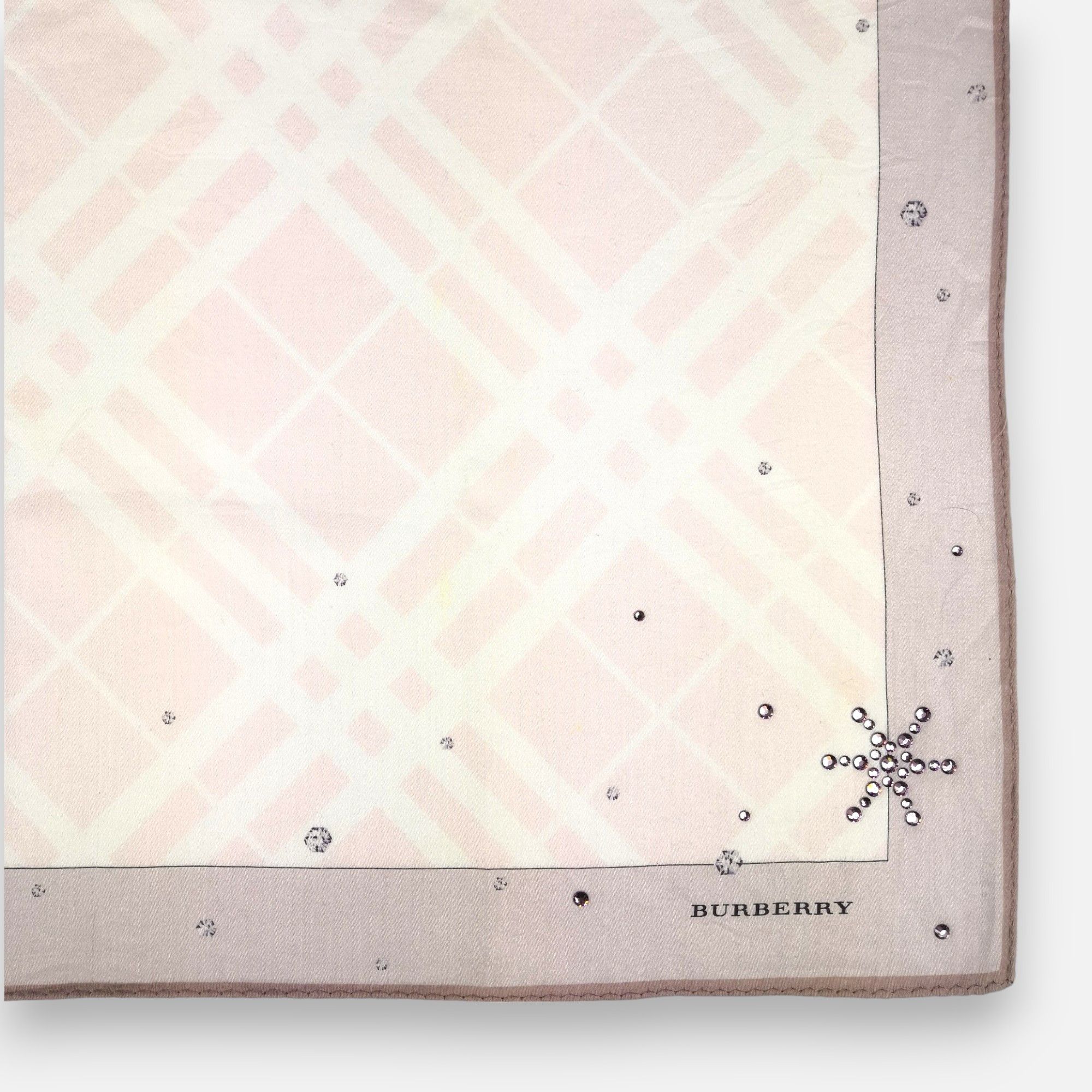 Burberry × Vintage Vintage Burberry Handkerchief Neckerchief Bandana Size ONE SIZE - 3 Thumbnail