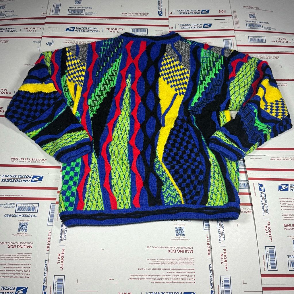 Coogi Vintage Bergati Mens Coogi Style Knit Sweater Sz Medium Size US M / EU 48-50 / 2 - 2 Thumbnail