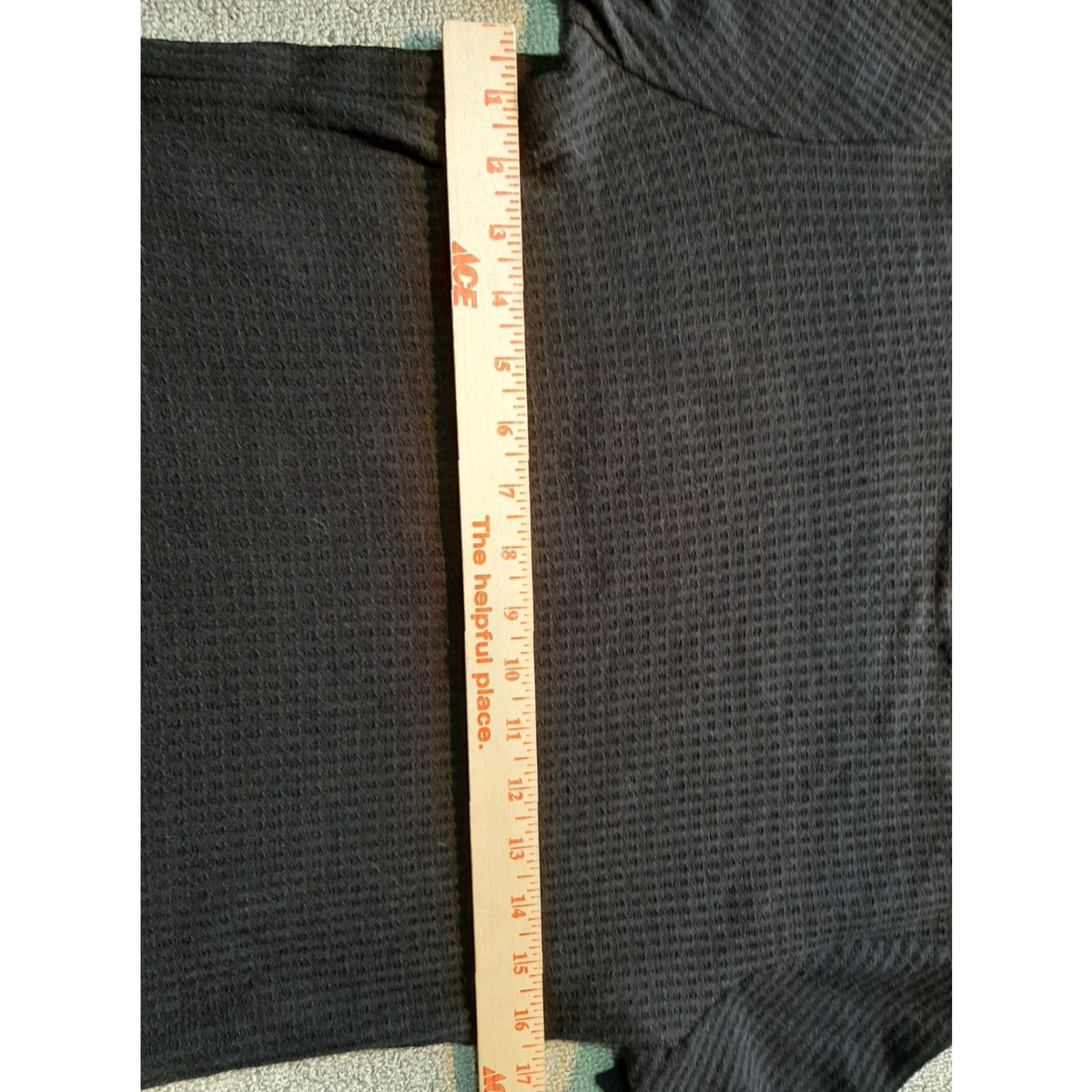 Vintage Paper Crane Short Sleeve Womens Large L Black Blouse Size 36" / US 14 / IT 50 - 4 Thumbnail