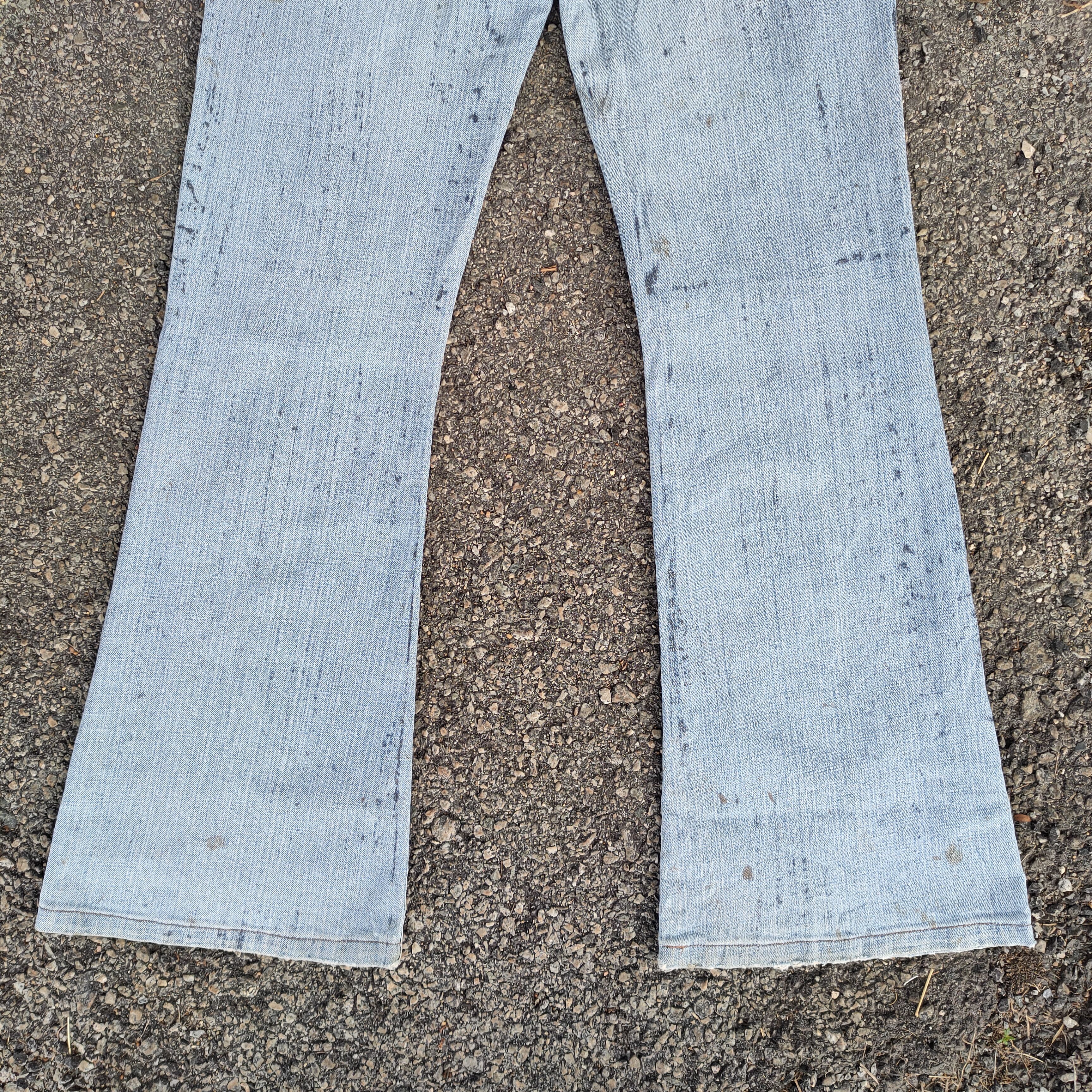 Japanese Brand FLARE VINTAGE FROLIC BOOTCUT FADED JEANS DENIM PANTS Size US 27 - 9 Thumbnail