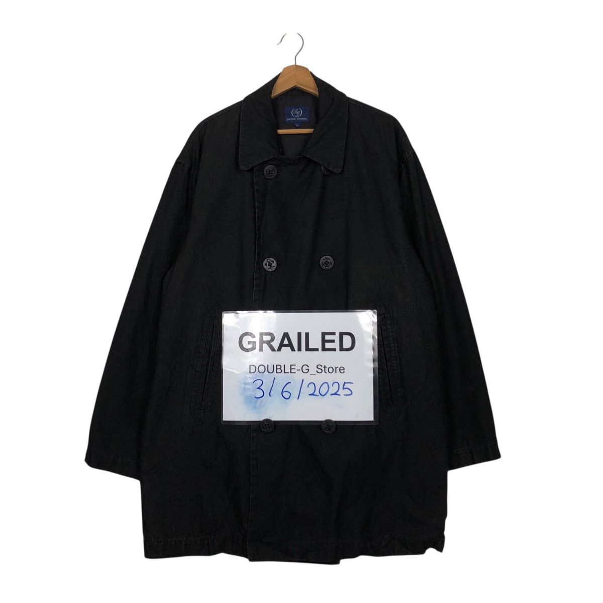 Japanese Brand × Vintage 📌Vintage Chore Jacket Double Breast Barcedos Issey Miyake Size US L / EU 52-54 / 3 - 1 Thumbnail