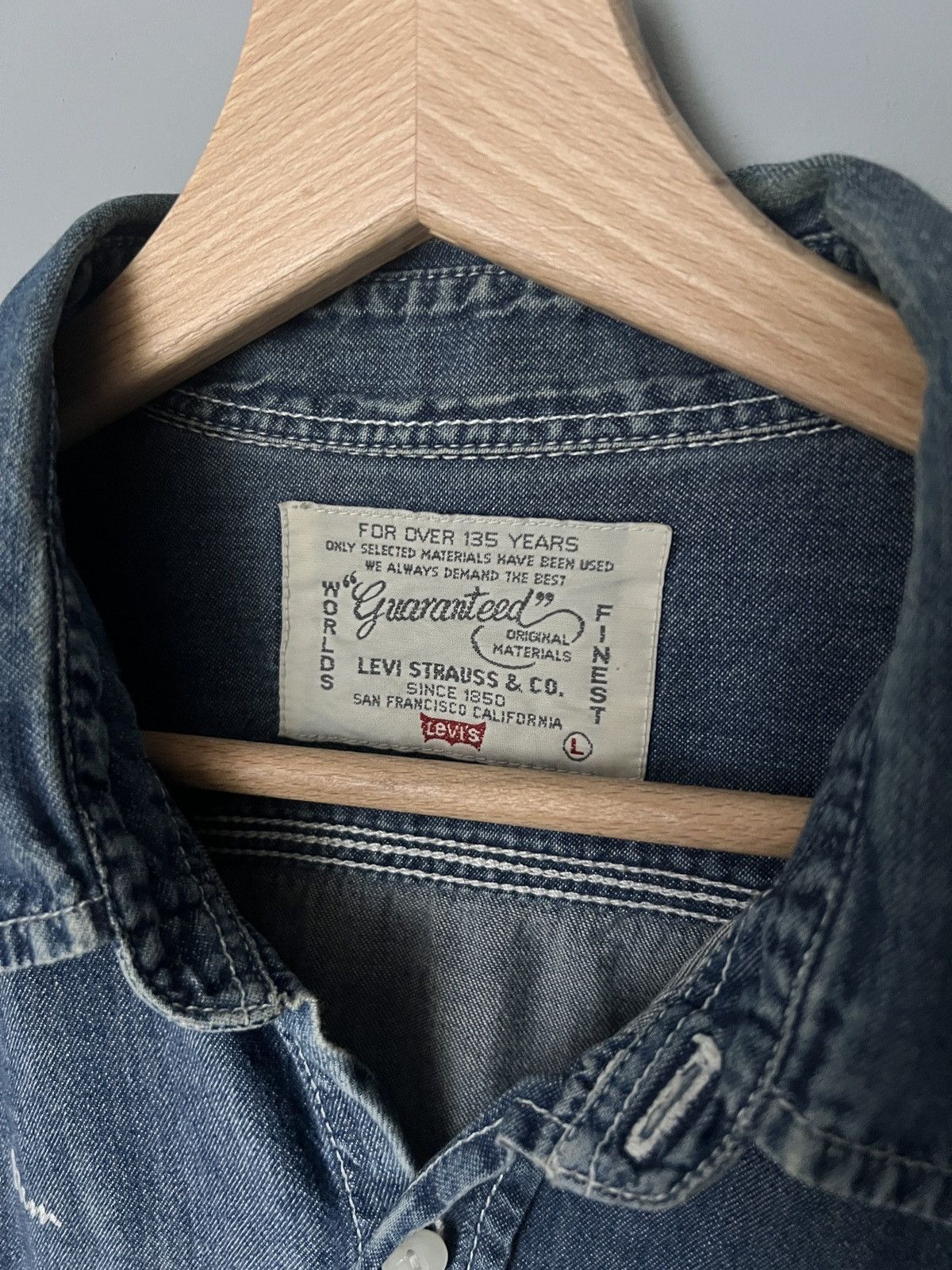 Levi's Vintage Clothing Ultra-rare vintage Levi’s denim shirt, 1980s. A Chuck Berry Size US L / EU 52-54 / 3 - 7 Thumbnail
