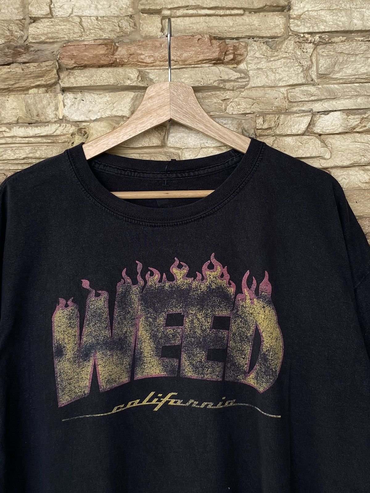 Vintage Weed California Flame Tees Size US XXL / EU 58 / 5 - 2 Thumbnail