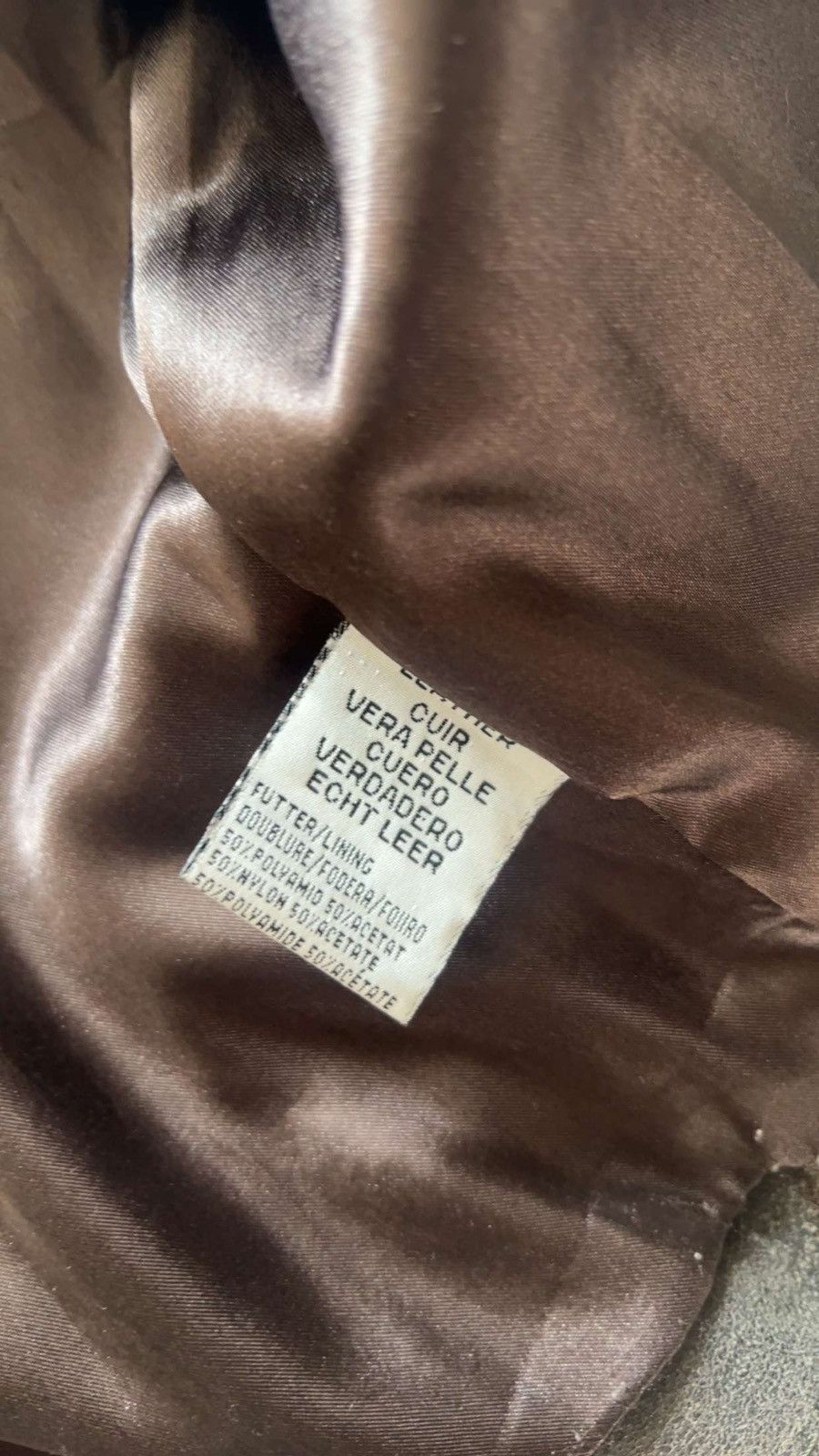 Vintage Vintage 70s brown leather waistcoat Size US XL / EU 56 / 4 - 6 Thumbnail