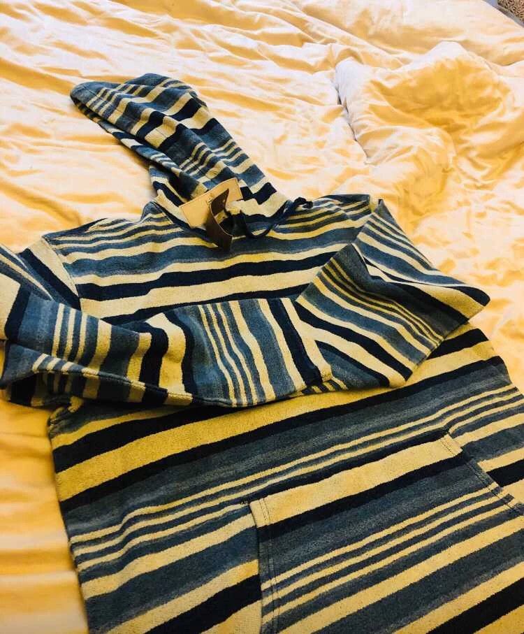 RRL Ralph Lauren RRL Ralph Lauren Blue dyed zebra print hoodie Size US S / EU 44-46 / 1 - 2 Thumbnail