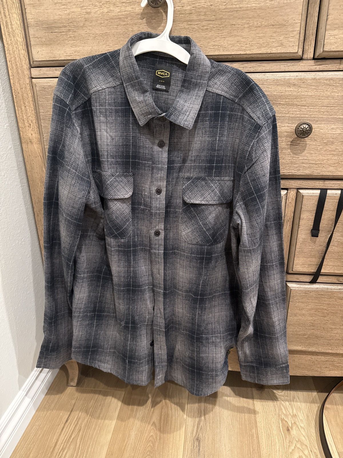RVCA RVCA grey/black flannel Size US L / EU 52-54 / 3 - 1 Thumbnail