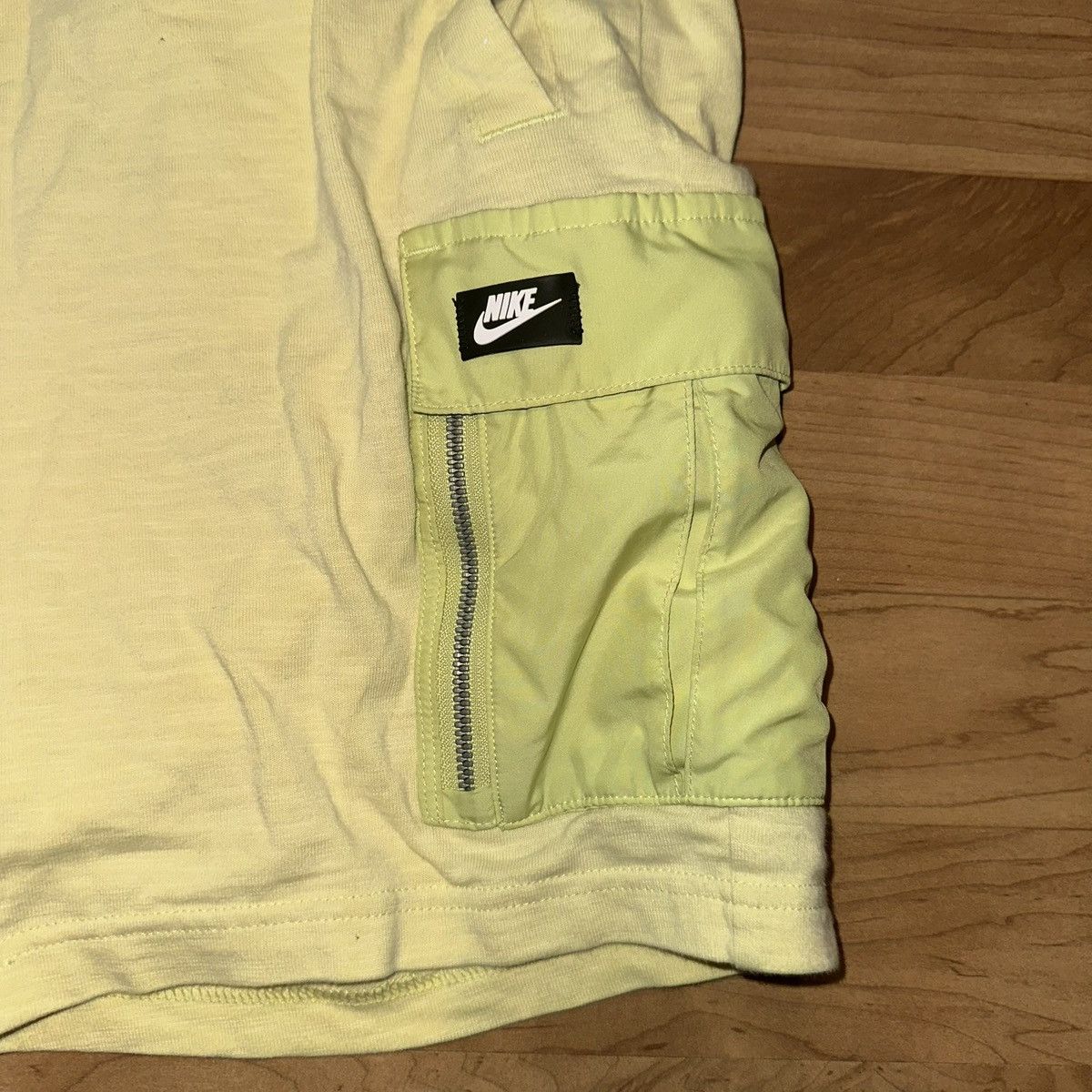 Nike Nike Cargo Shorts Drawstring Yellow green Mens Size M Size US 34 / EU 50 - 4 Thumbnail