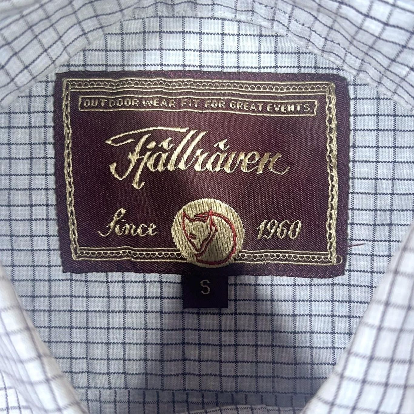 Vintage VINTAGE Fjallraven Light Blue White Check Long Sleeve Cotton Shirt Women's Small Shirt Women XS-Size? Size S / US 4 / IT 40 - 5 Thumbnail