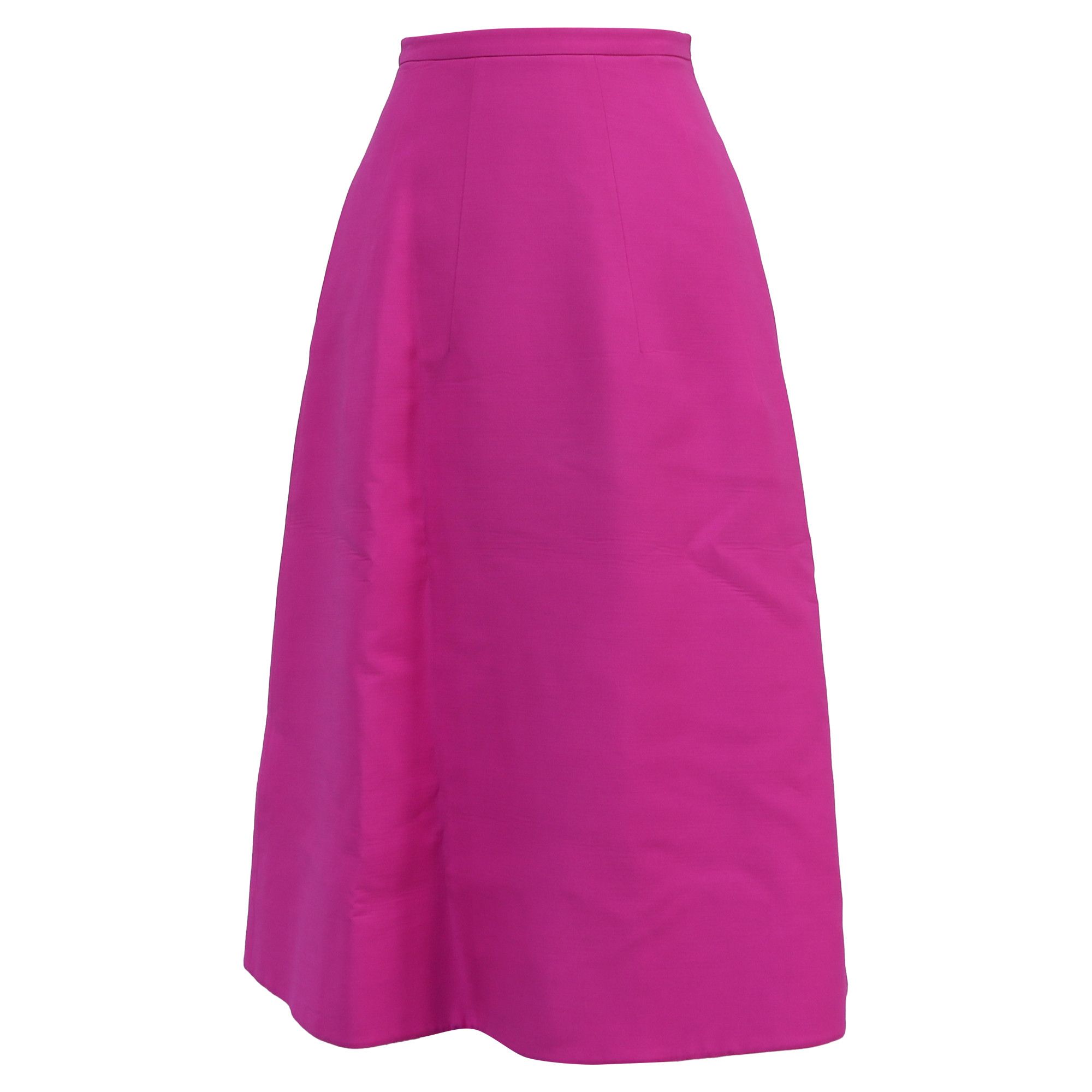 Valentino Valentino Garavani Flared Midi Skirt in Pink Viscose Size 25" / US 0 / IT 36 - 1 Thumbnail