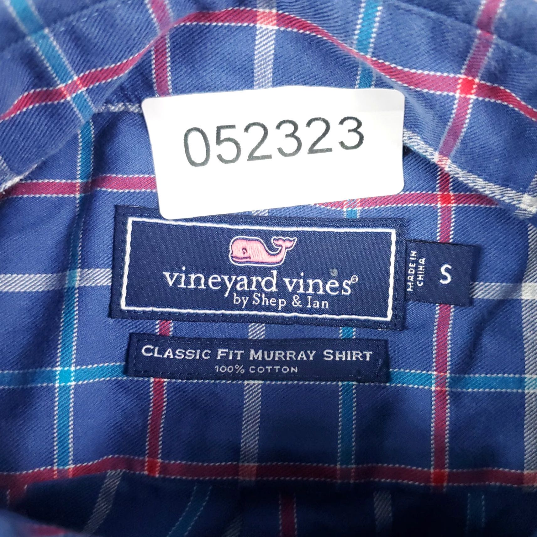 Vineyard Vines Vineyard Vines Shirt Mens Small Blue Plaid Casual Button Up Long Sleeve Size US S / EU 44-46 / 1 - 6 Thumbnail