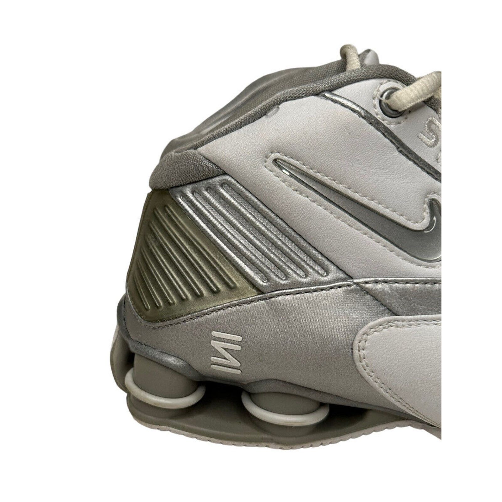 Nike Vtg 2003 NIKE SHOX STATUS TB WHITE SILVER BB4 VC 306705-10 Size US 7.5 / IT 37.5 - 2 Thumbnail