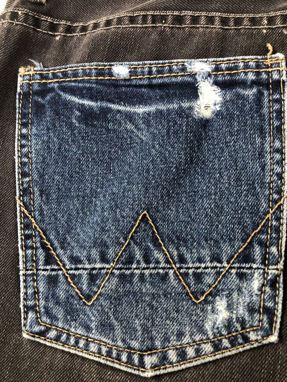 N.Hoolywood N. Hoolywood Double Sided Two Tone Denim Distressed Size US 32 / EU 48 - 14 Thumbnail