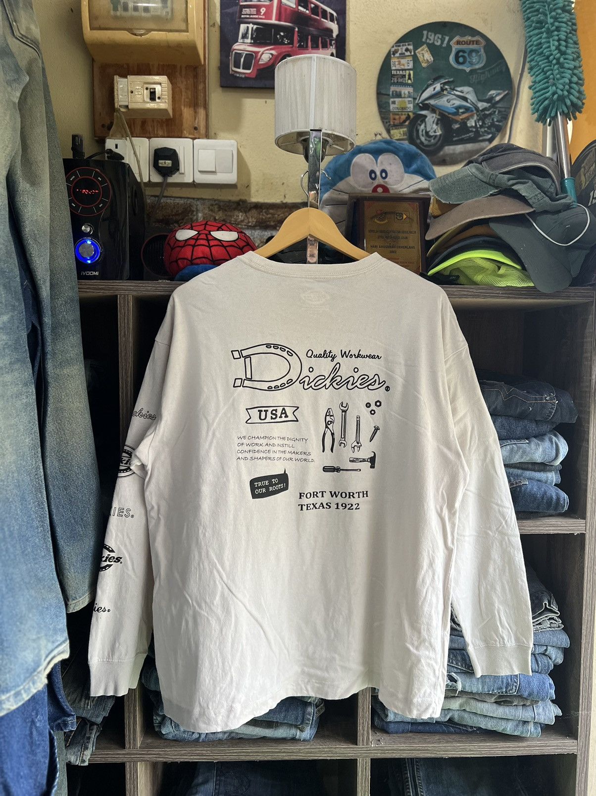 Dickies 🔥Dickies Fort Worth Texas 1922 Long Sleeves Size US L / EU 52-54 / 3 - 1 Thumbnail
