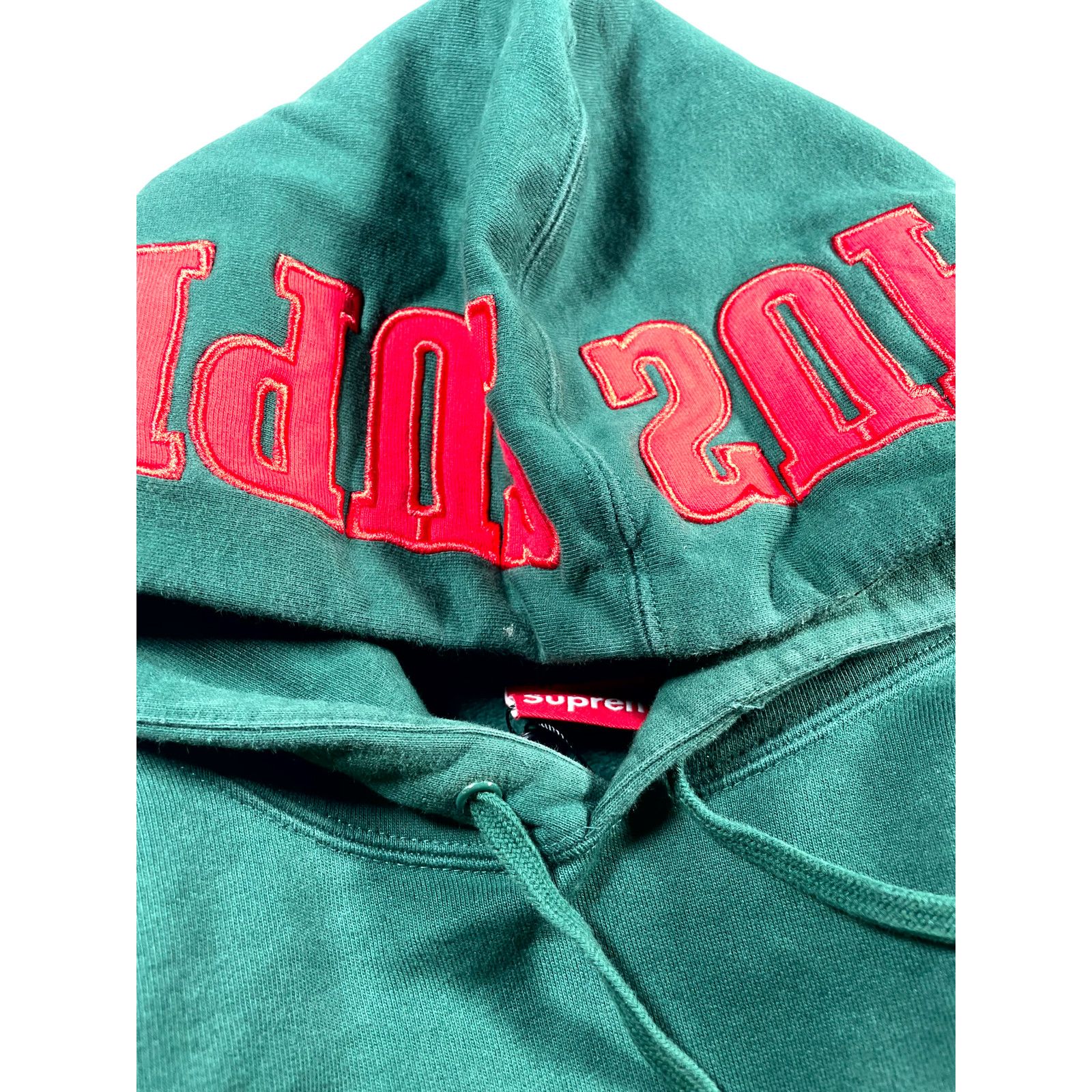Supreme Supreme Green & Red Hoodie Size US L / EU 52-54 / 3 - 3 Thumbnail