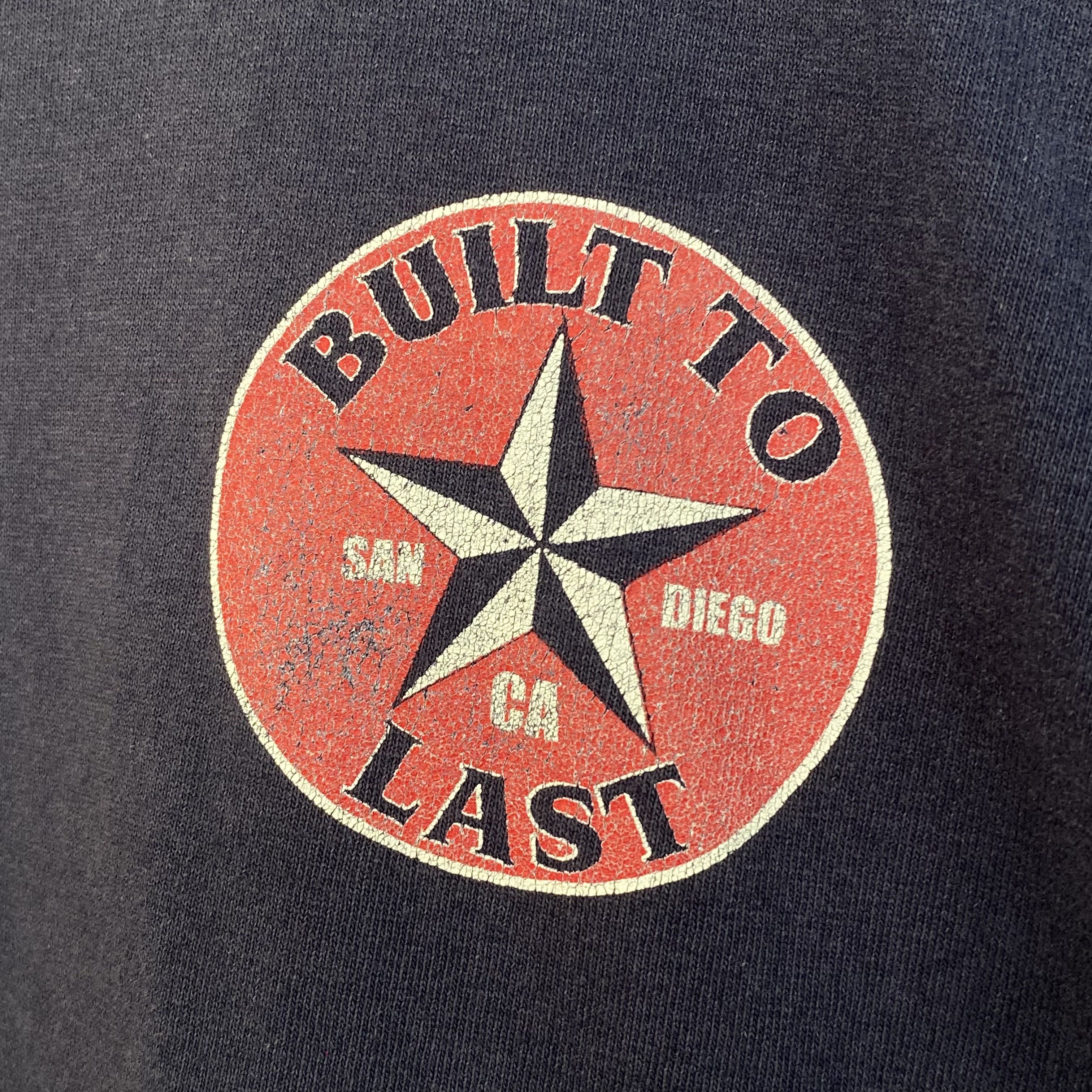 Band Tees BULIT TO LAST Vintage 90s Hardcore Shirt Size US XXL / EU 58 / 5 - 3 Thumbnail