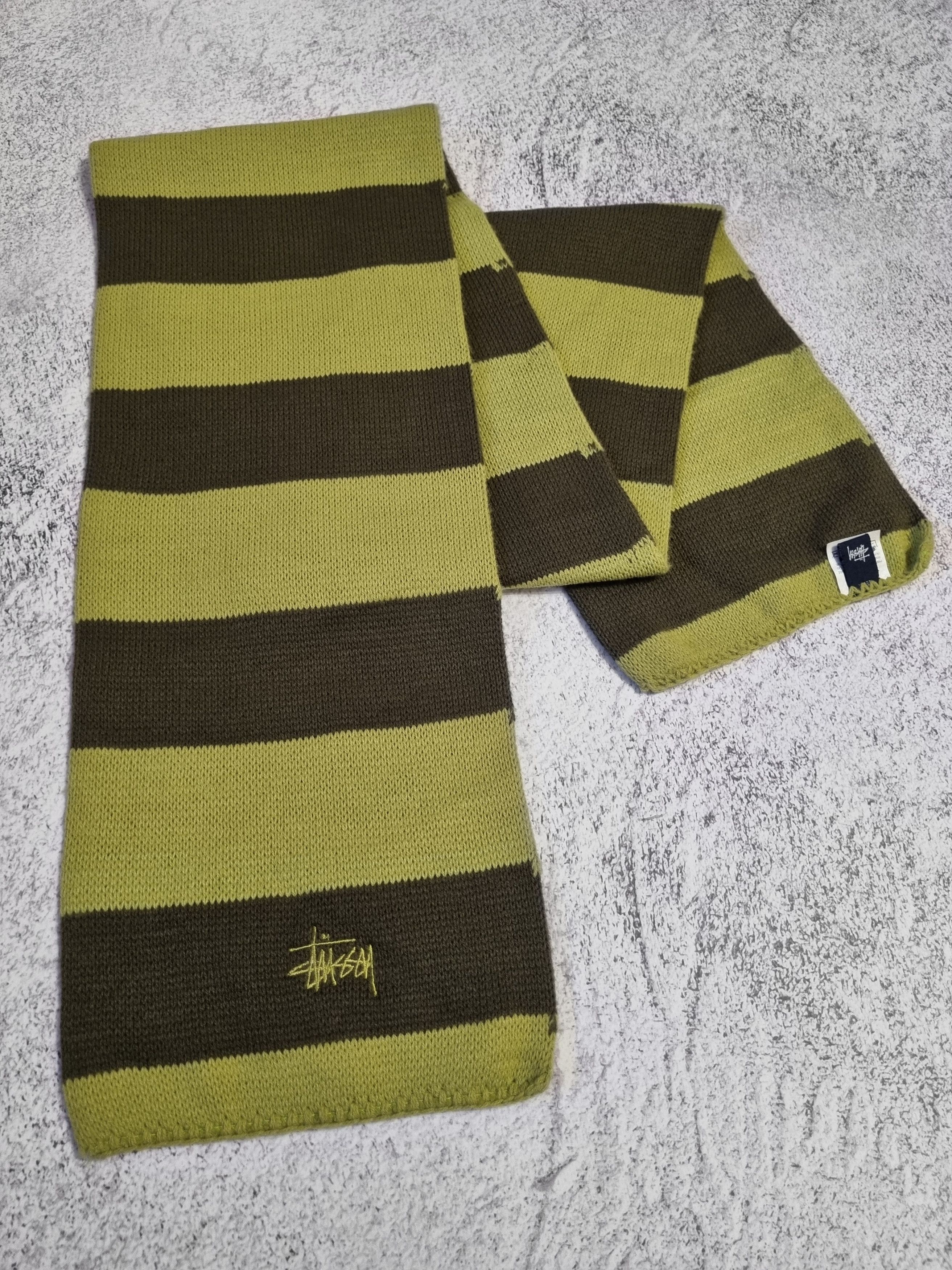 Stussy Stussy Vintage Striped Scarf Made in USA Size ONE SIZE - 3 Thumbnail