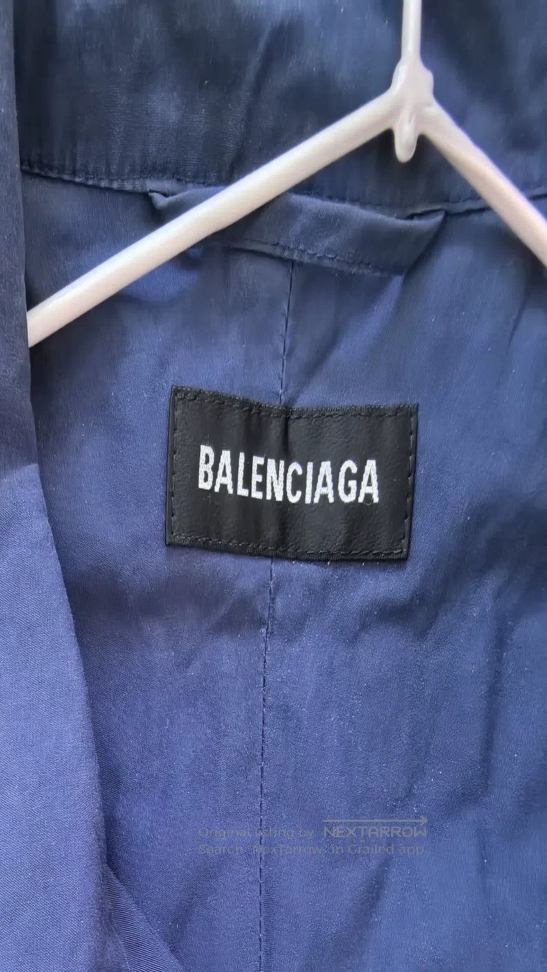 Balenciaga Balenciaga Blue and White Jacket Size US S / EU 44-46 / 1 - 3 Thumbnail