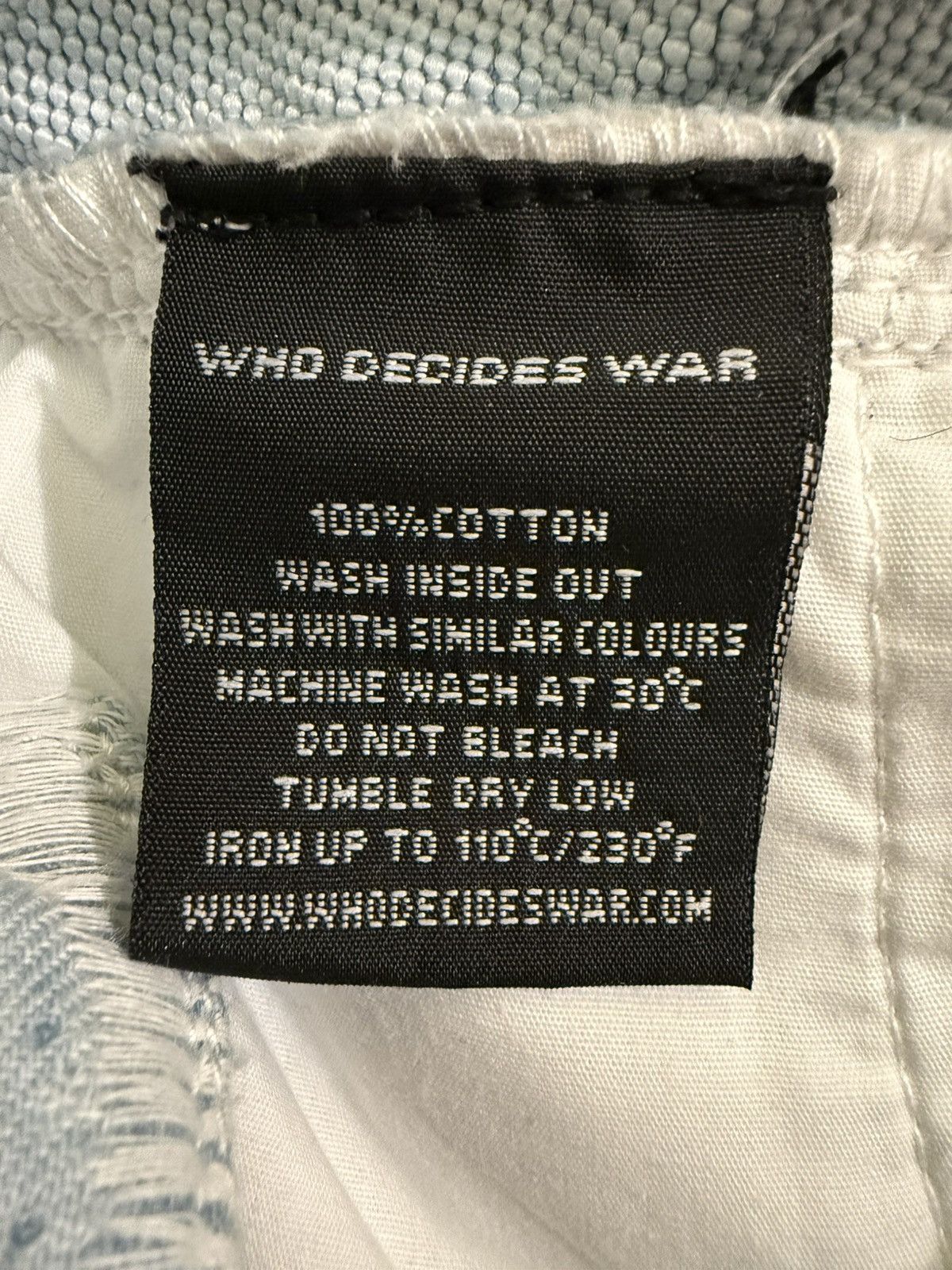 Who Decides War Who Decides War Distressed Storm Denim Pant 34 Size US 34 / EU 50 - 7 Thumbnail