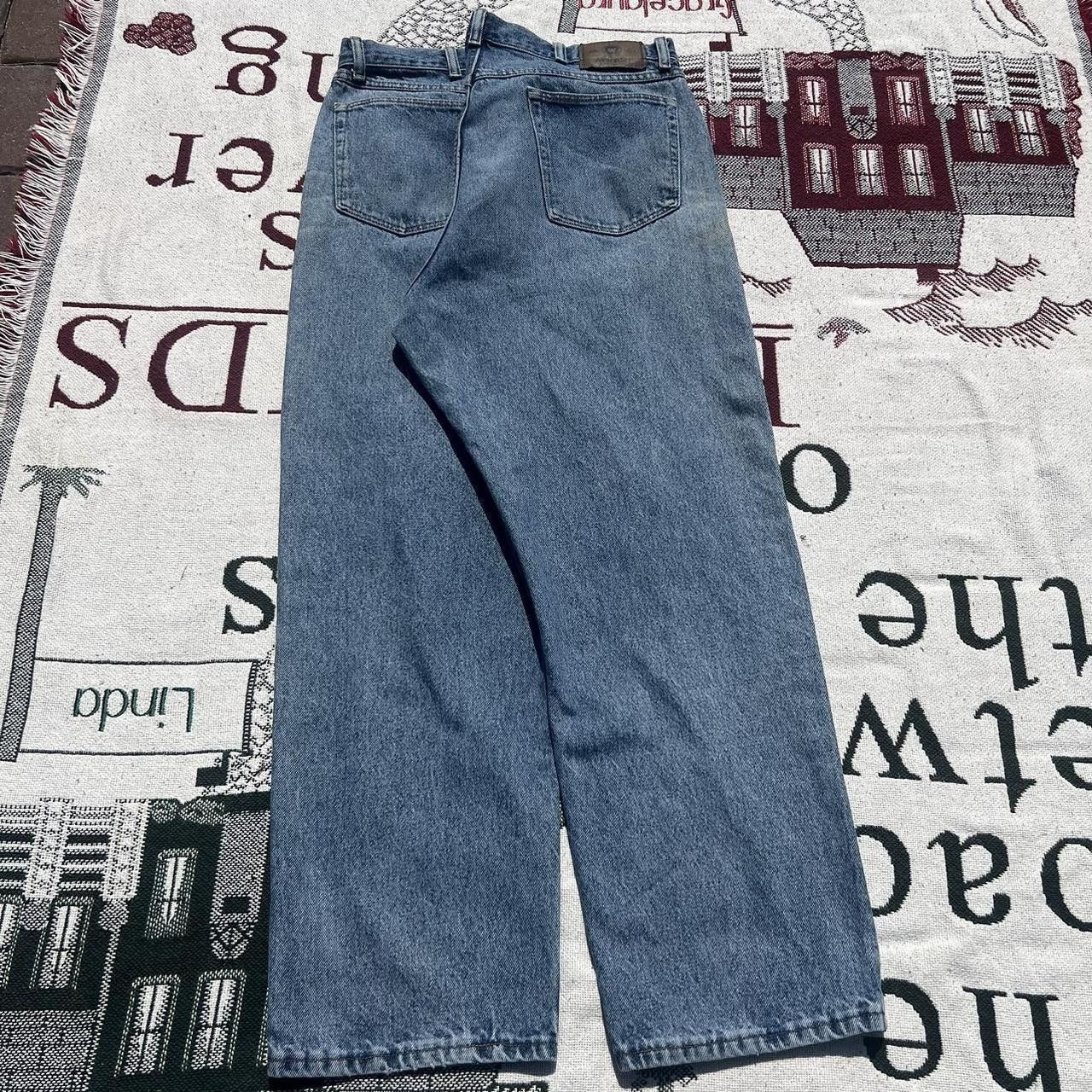 Vintage Vintage 2000s/Y2K baggy Grunge Medium Wash Skater Style Denim Jeans! Size US 38 / EU 54 - 4 Thumbnail