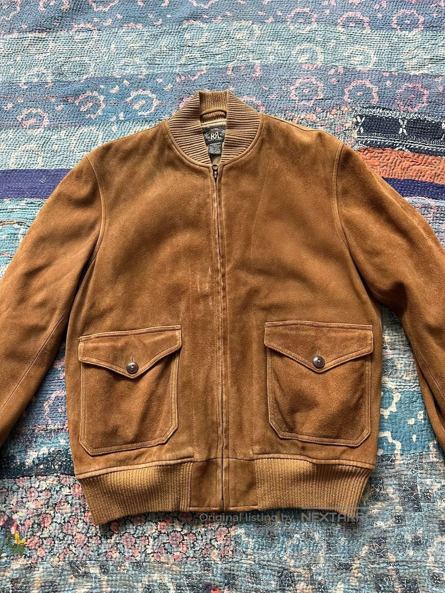 RRL Ralph Lauren rrl deer skin leather jacket size M. Size US M / EU 48-50 / 2 - 1 Thumbnail
