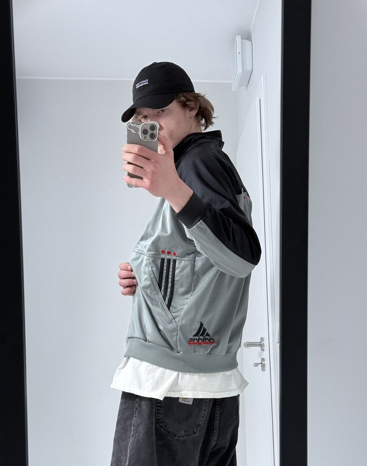 Adidas Vintage Adidas y2k avantgarde streeetwear rare track jacket Size US M / EU 48-50 / 2 - 1 Thumbnail