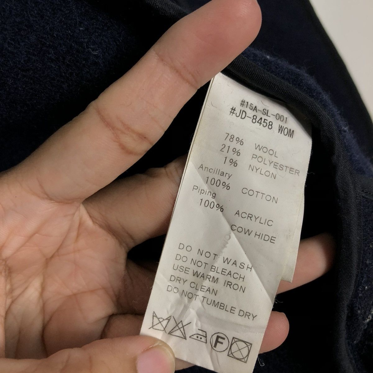 Danton 🔥VINTAGE WOOL BUTTON JACKET DANTON VETEMENTS DE TRAVAIL Size US M / EU 48-50 / 2 - 23 Thumbnail