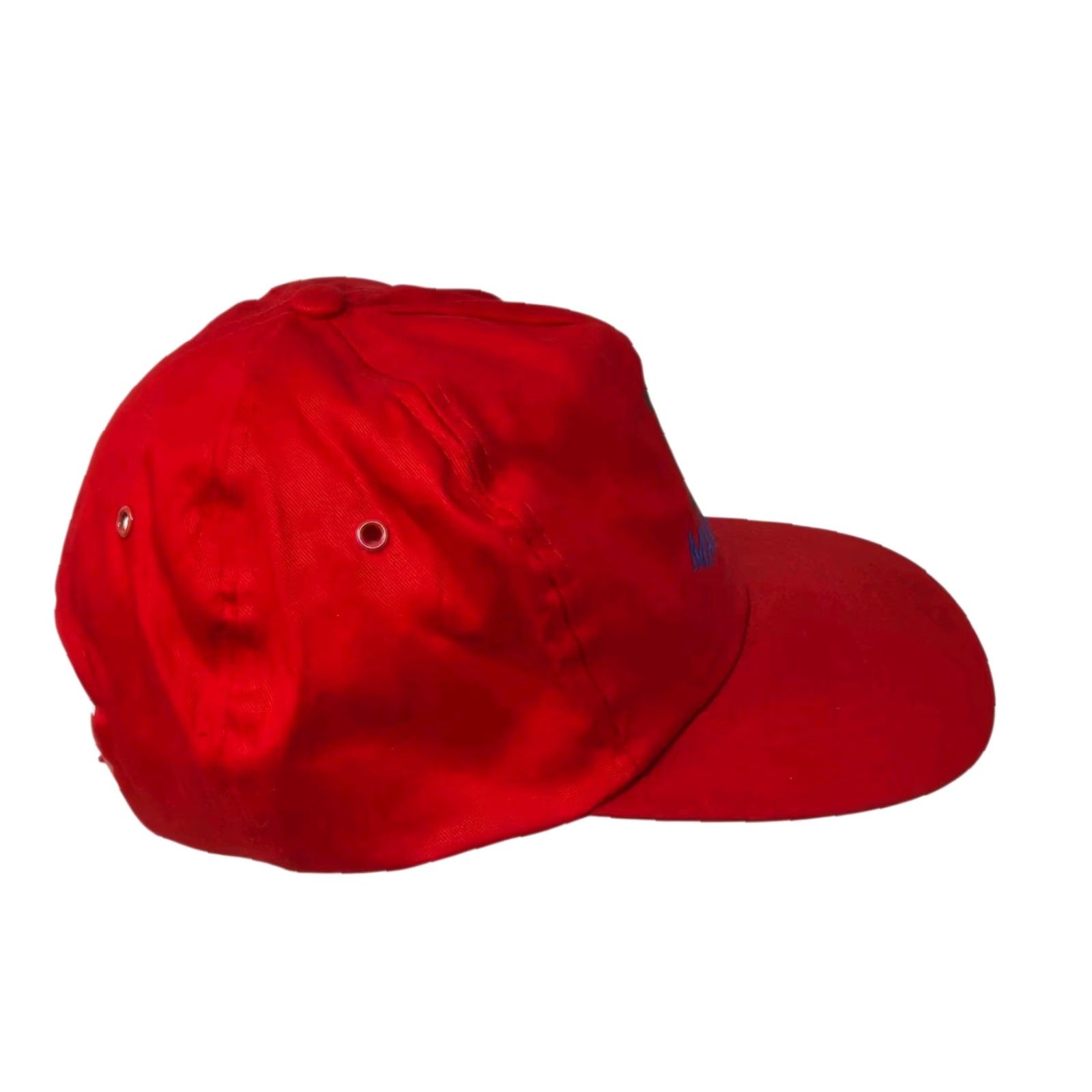 Spell VINTAGE Madrid Hat City Red Cap Embroidered Adjustable Strapback Men Baseball Cap Size ONE SIZE - 4 Thumbnail