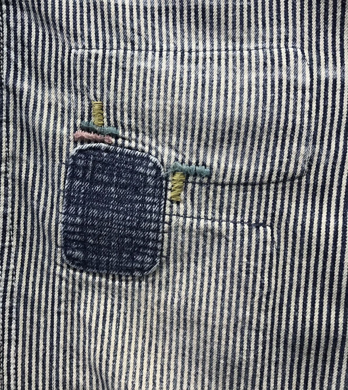 Japanese Brand AUTHENTIC Cube Sugar Stripe Pants Size US 30 / EU 46 - 6 Thumbnail