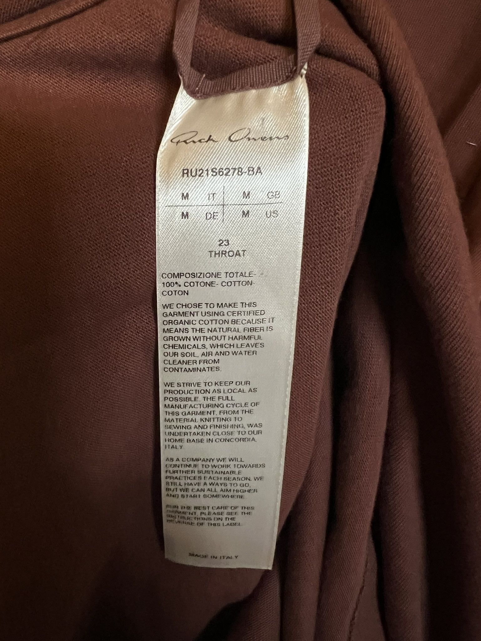 Rick Owens Rick Owens SS21 Phlegethon Baseball Tee sz M Size US M / EU 48-50 / 2 - 5 Thumbnail