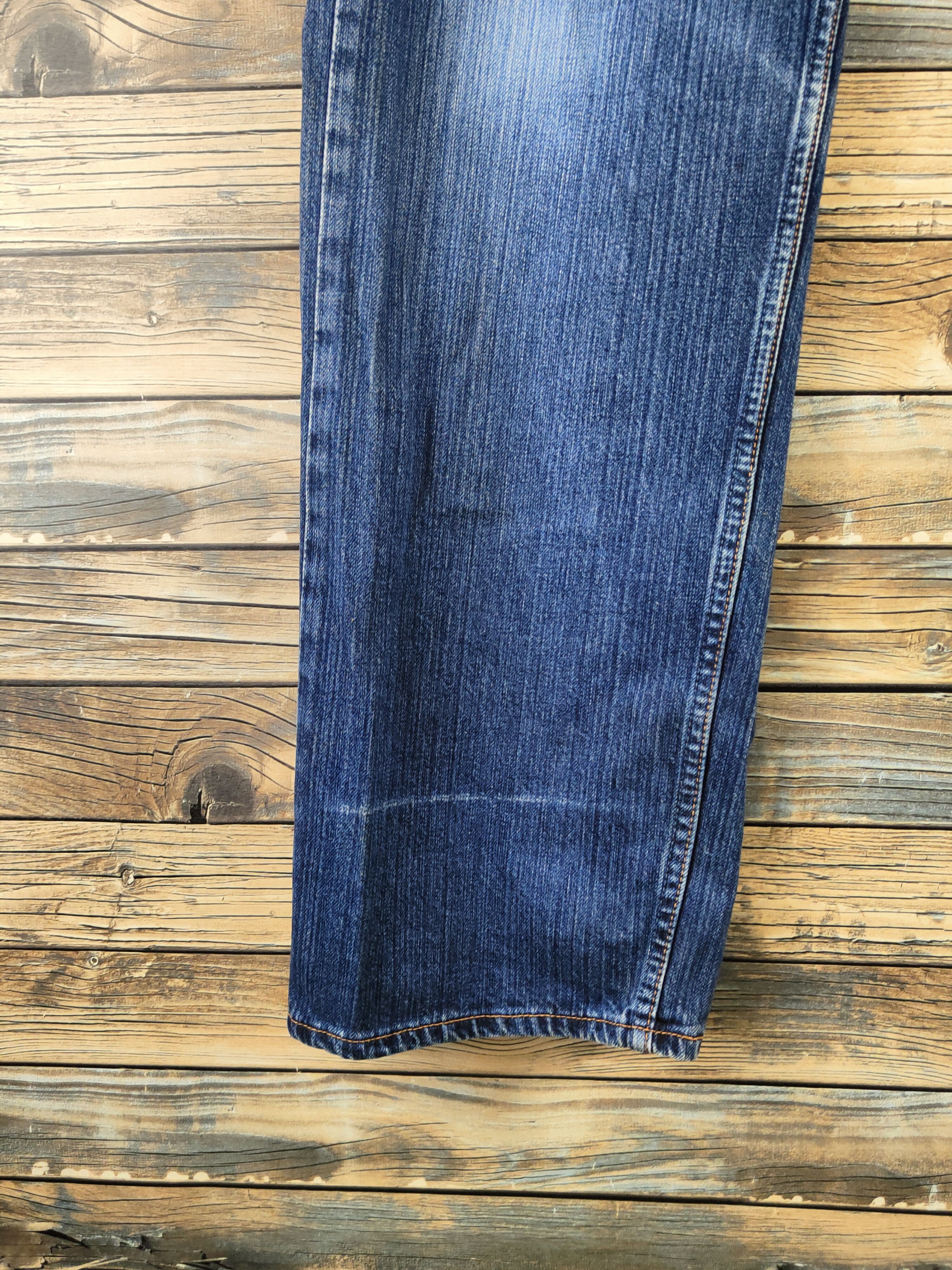 Levi's Levi's Dark Blue Distressed Ripped Jeans #S2823 Size US 36 / EU 52 - 4 Thumbnail