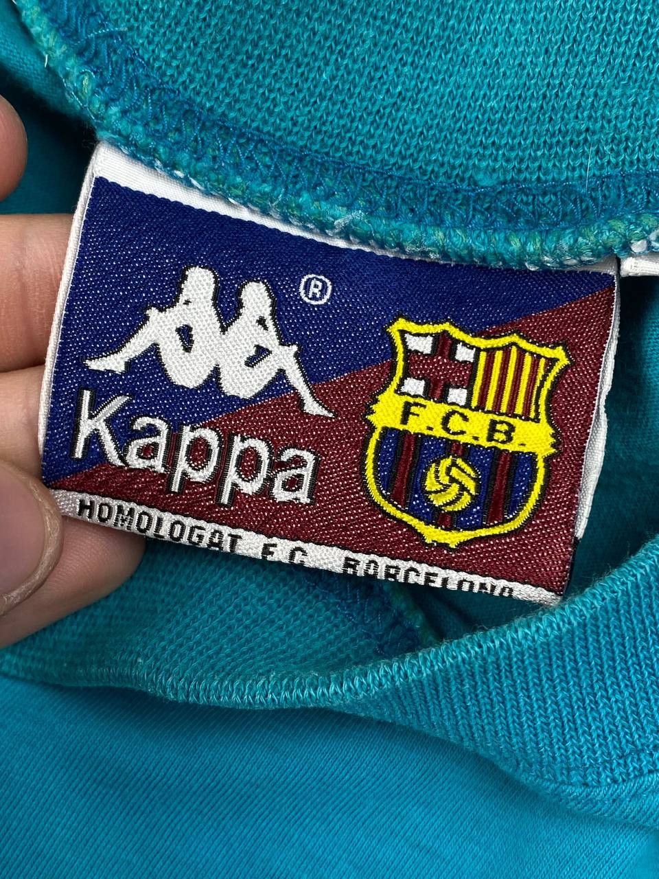 Vintage Vintage FC Barcelona Kappa 1995 1997 Training Shirt Men Size US XL / EU 56 / 4 - 14 Thumbnail