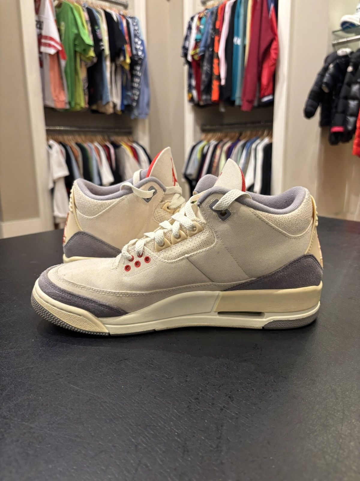 Jordan Brand Jordan 3 Retro Muslin Size US 8.5 / EU 41-42 - 3 Thumbnail