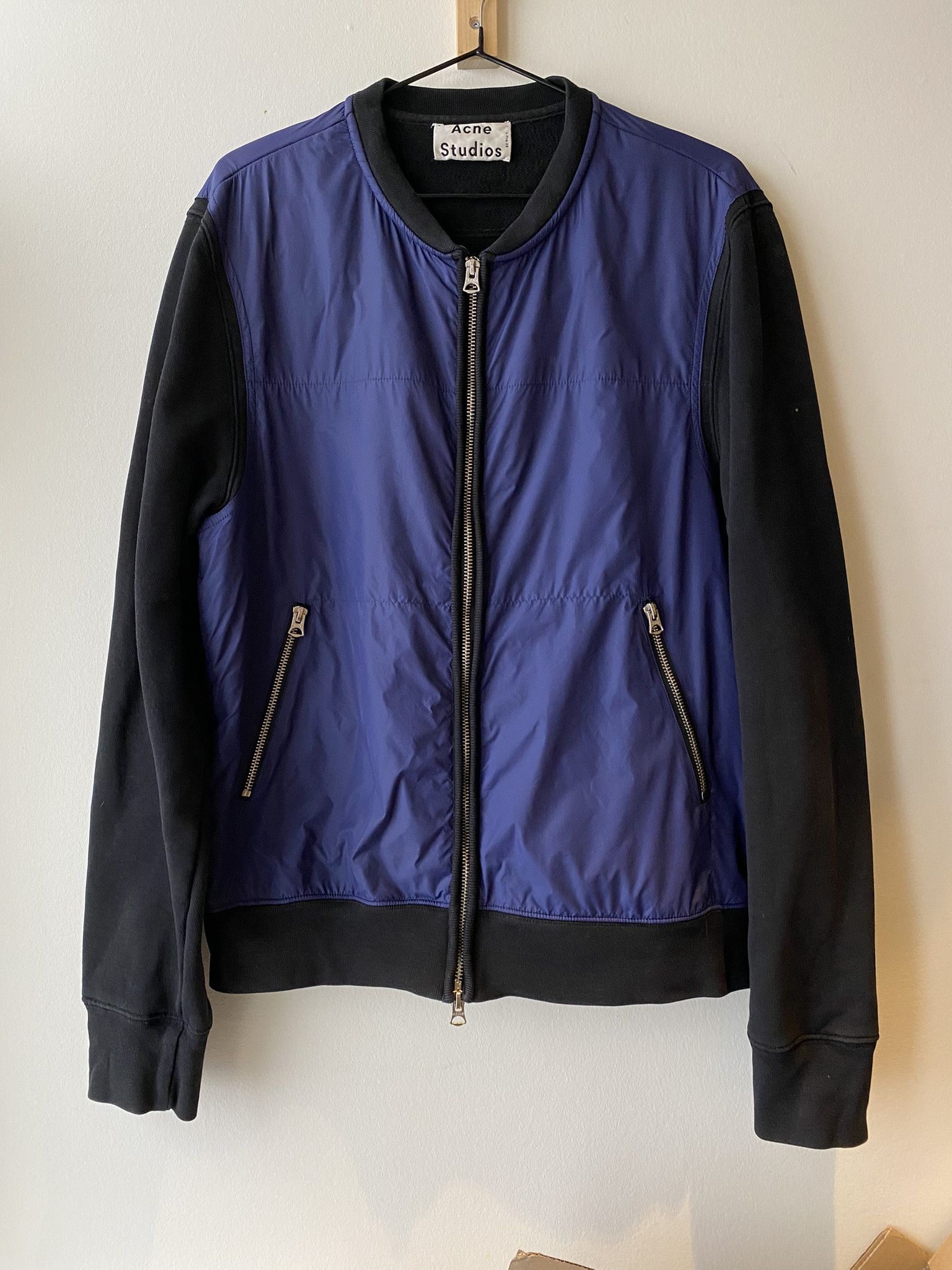Acne Studios 48/M - Cotton/Nylon Bomber Zip Jacket Size US M / EU 48-50 / 2 - 1 Thumbnail