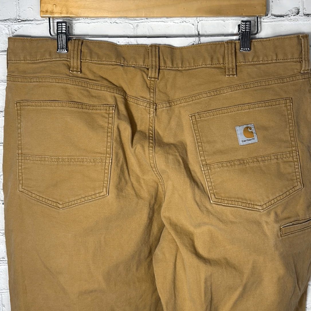 Carhartt VINTAGE Carhartt Mens Relaxed Fit Rugged Flex Work Pants BN2517-M size 40x32 Tan Carpente­r? Size US 40 / EU 56 - 4 Thumbnail