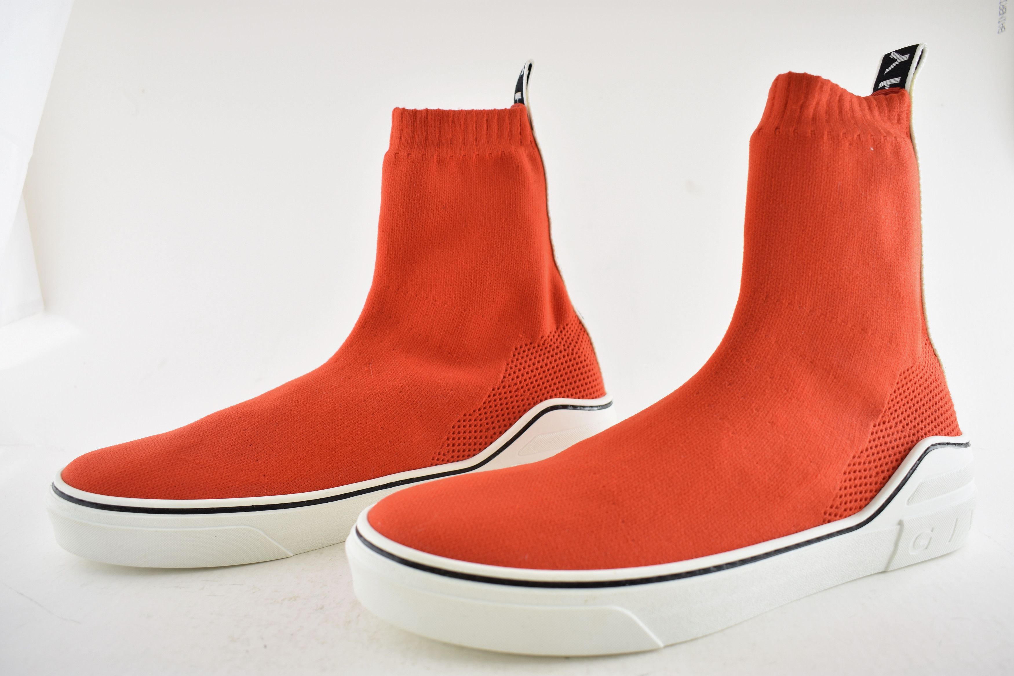 Givenchy George V Sock White High Top Knit Trainer Sneaker 43.5 10.5 Size US 10.5 / EU 43-44 - 9 Thumbnail