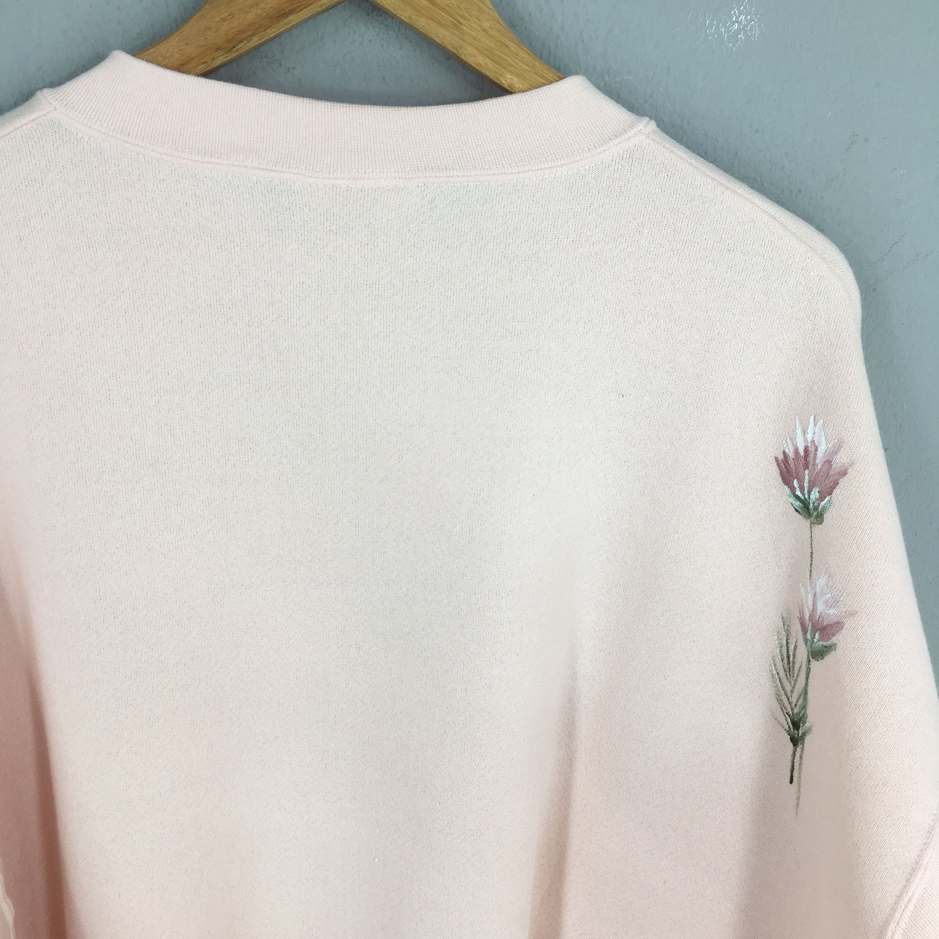 Lee Vintage 90s Pop Art Floral Aesthetic Sweatshirt XLarge Size US XL / EU 56 / 4 - 8 Thumbnail
