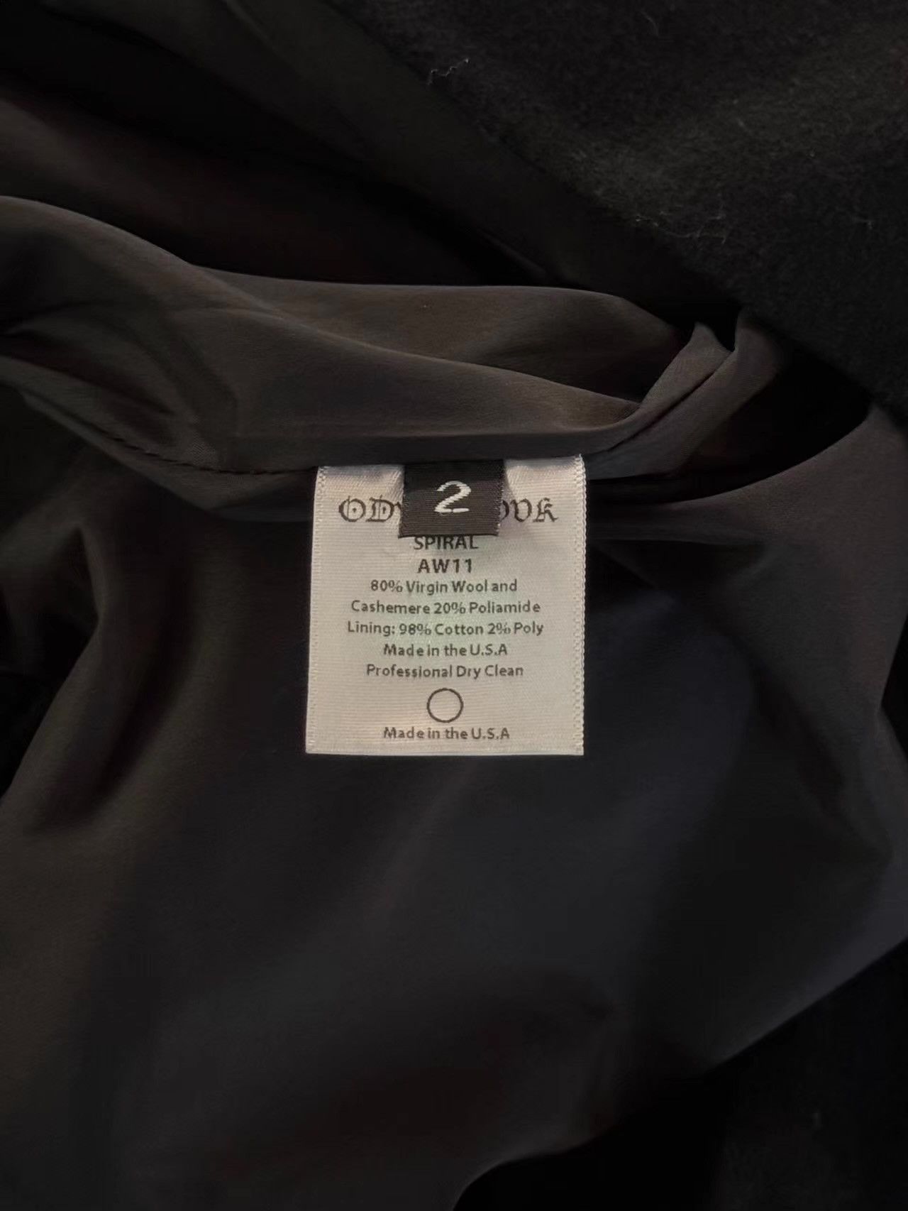 Odyn Vovk Odyn Vovk 11AW Wool & Cashmere Blend Gathered Trousers Ｑ25 Size US 34 / EU 50 - 3 Thumbnail