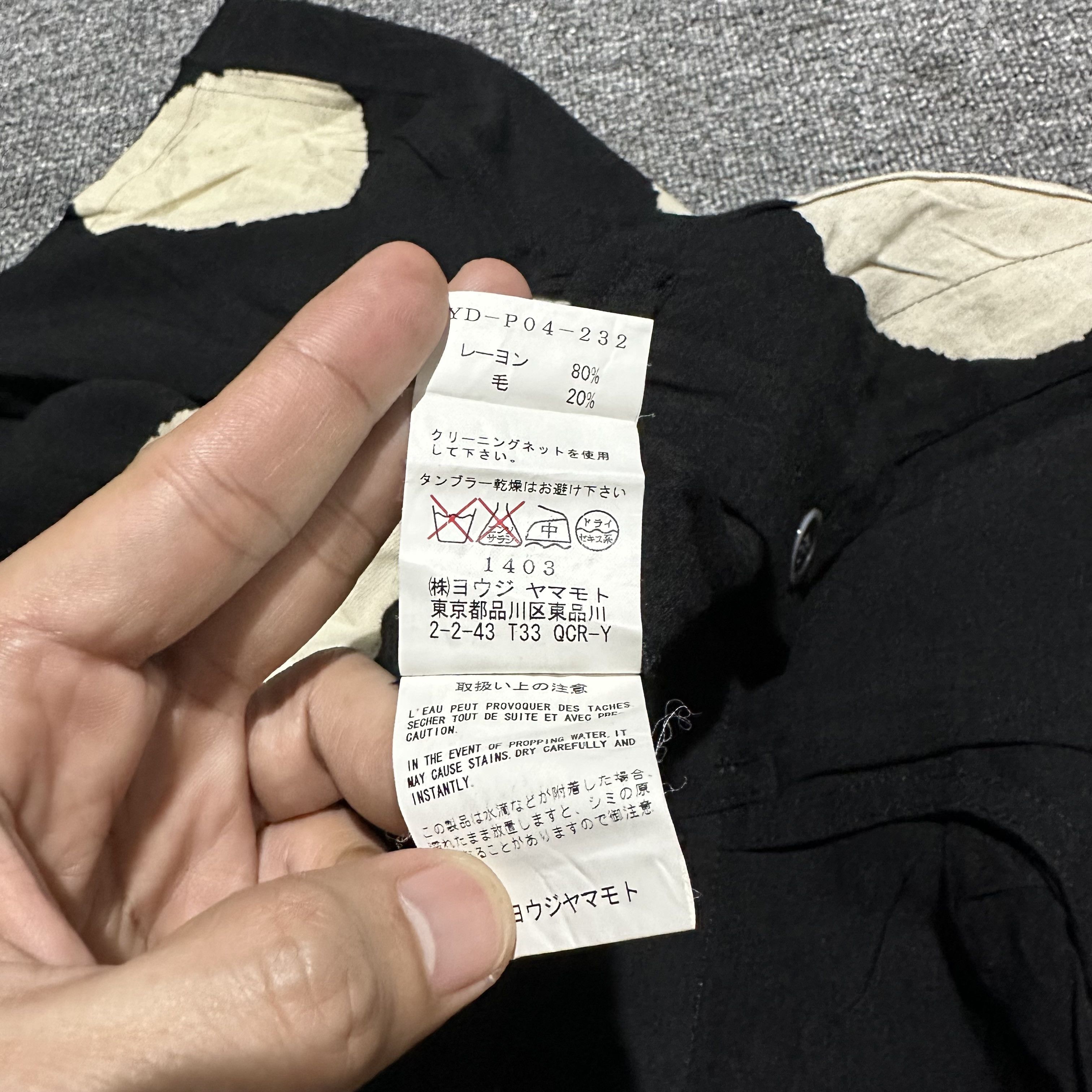 Yohji Yamamoto Yohji Yamamoto Y’s 7/8 Pants Size US 31 - 7 Thumbnail