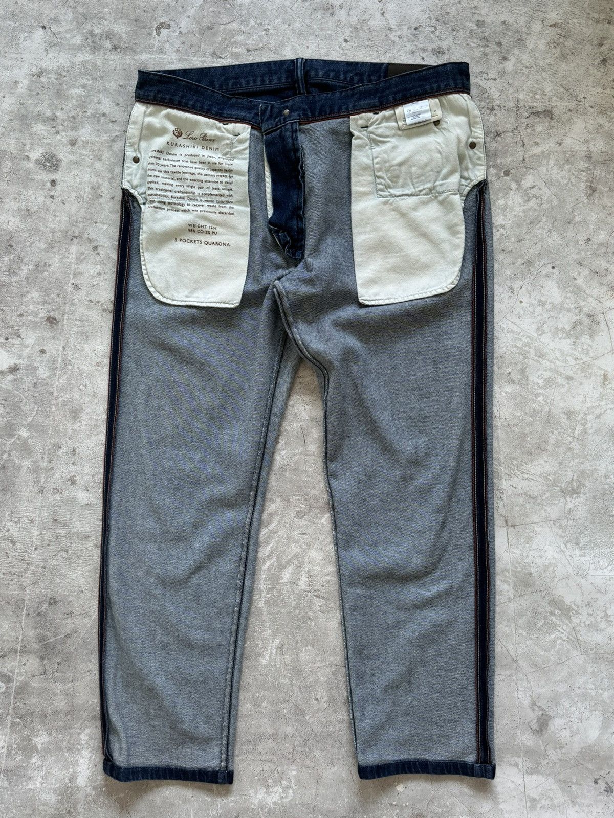Loro Piana Loro Piana Kurashiki Selvage denim jeans Size US 38 / EU 54 - 15 Thumbnail