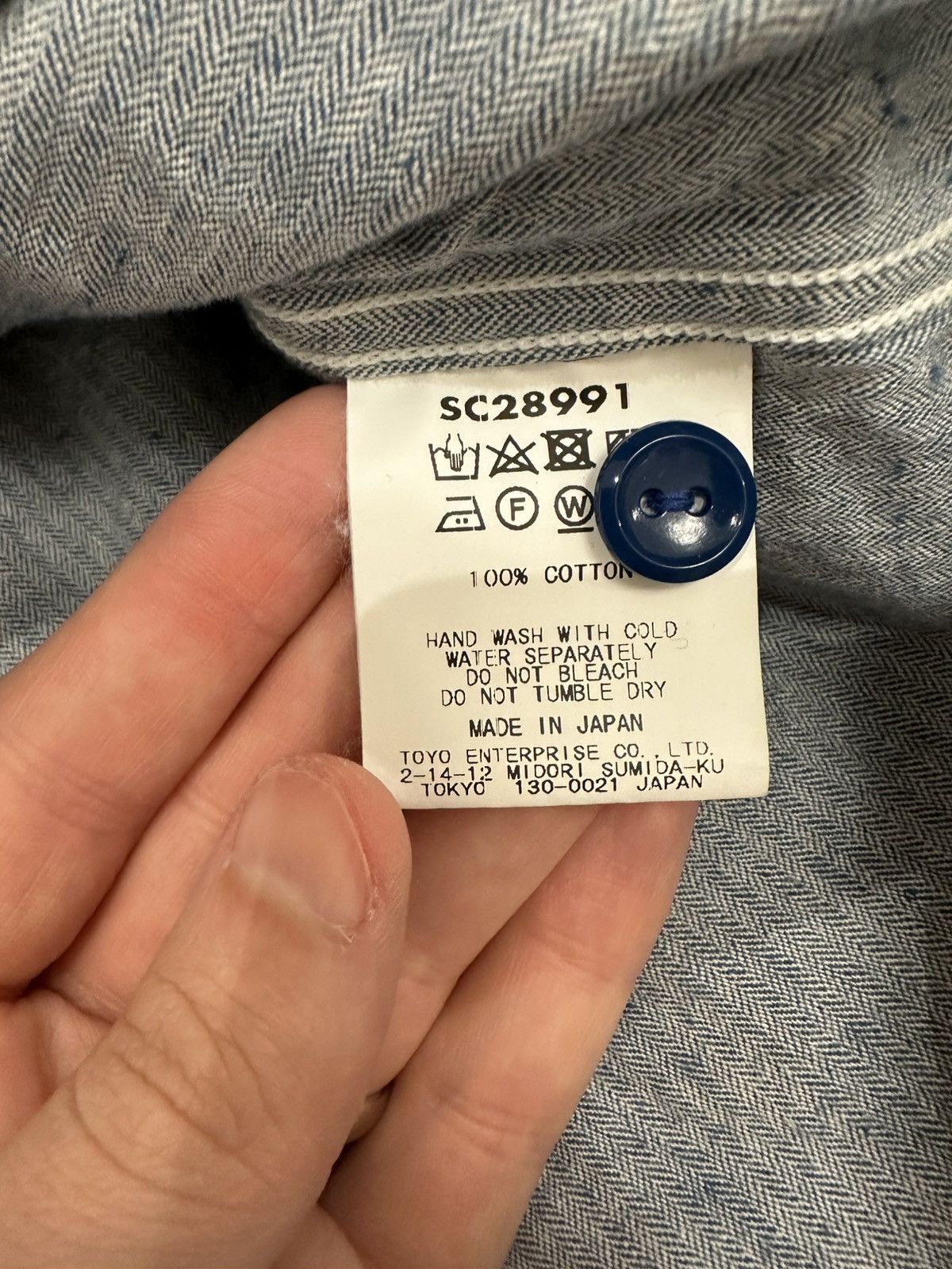 Mister Freedom Snipes Shirt - Indigo HBT Size US M / EU 48-50 / 2 - 4 Thumbnail