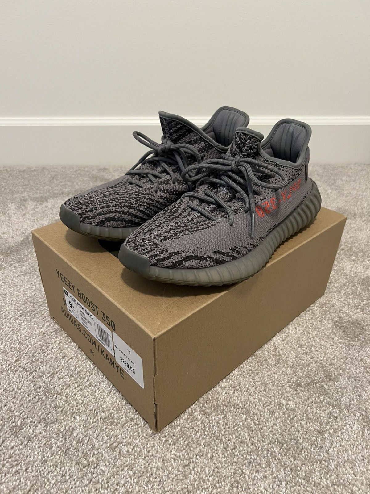 Adidas Yeezy Boost 350 V2 Beluga 2.0, Men's Size 9.5 US
