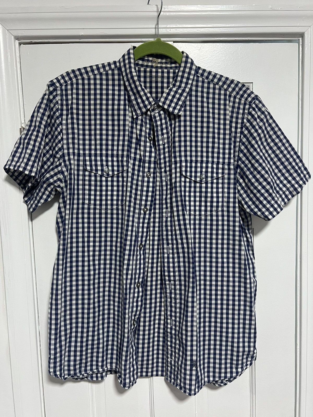 7 For All Mankind Short sleeve striped plaid shirt Size US S / EU 44-46 / 1 - 1 Thumbnail