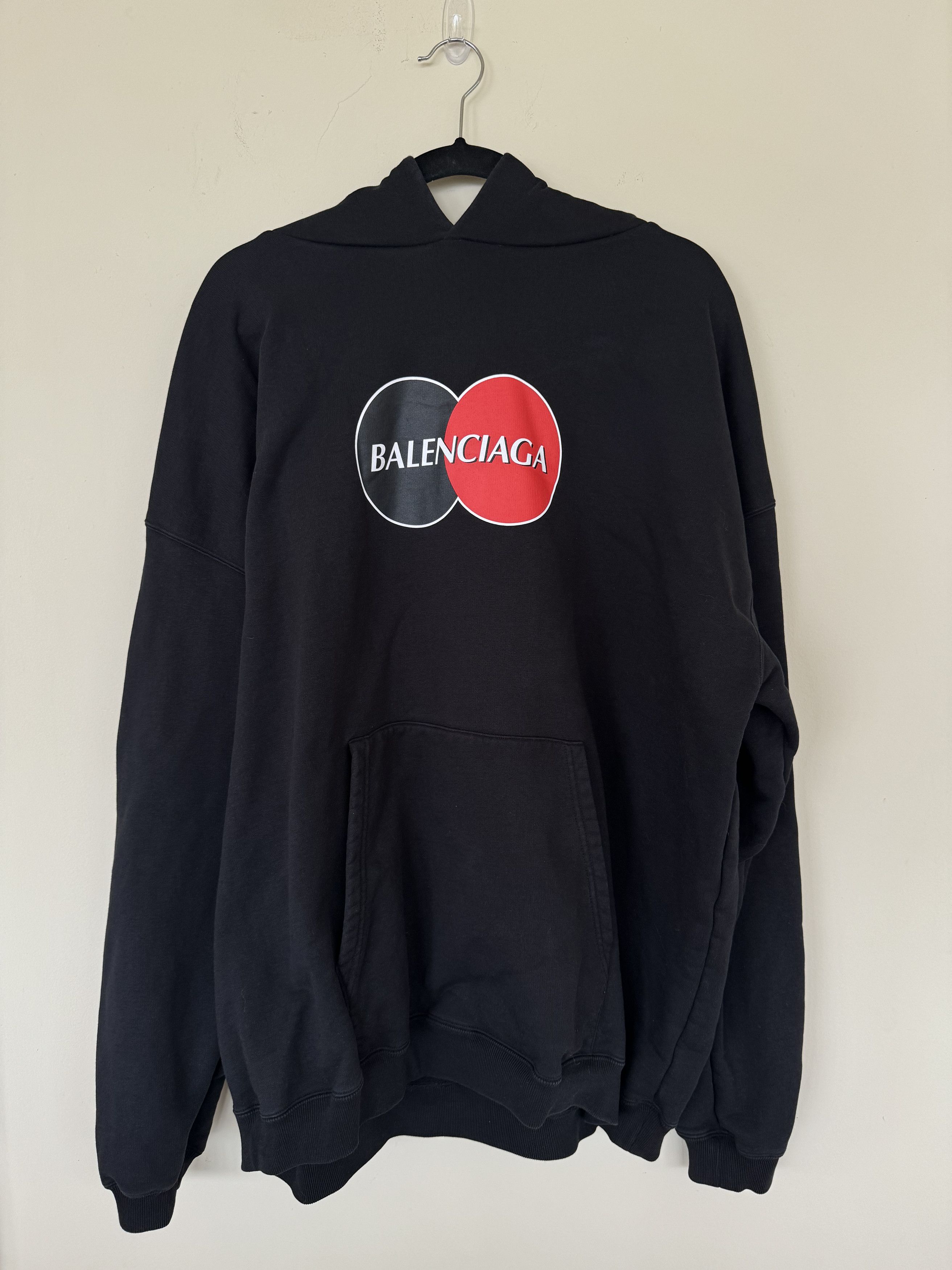 Balenciaga BALENCIAGA MASTERCARD HOODIE Size US XL / EU 56 / 4 - 1 Thumbnail