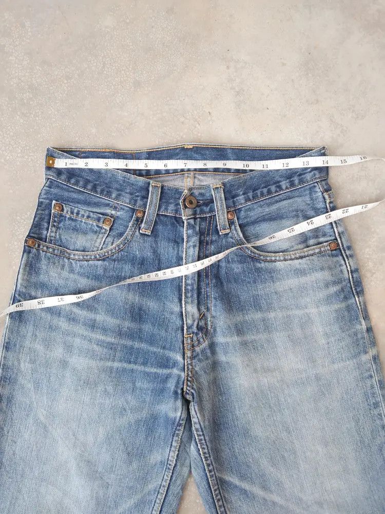 Levi's Vintage Levi's Jeans 502 Faded Blue Distressed Denim 28x30 Size US 28 / EU 44 - 9 Thumbnail